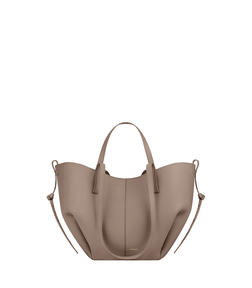Polène | Bag - Cyme Mini - Textured Taupe – Polène CA