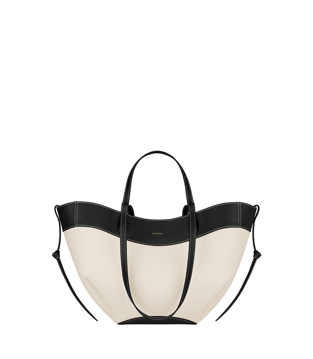 Polène | Bag - Cyme Mini - Black Canvas – Polène CA