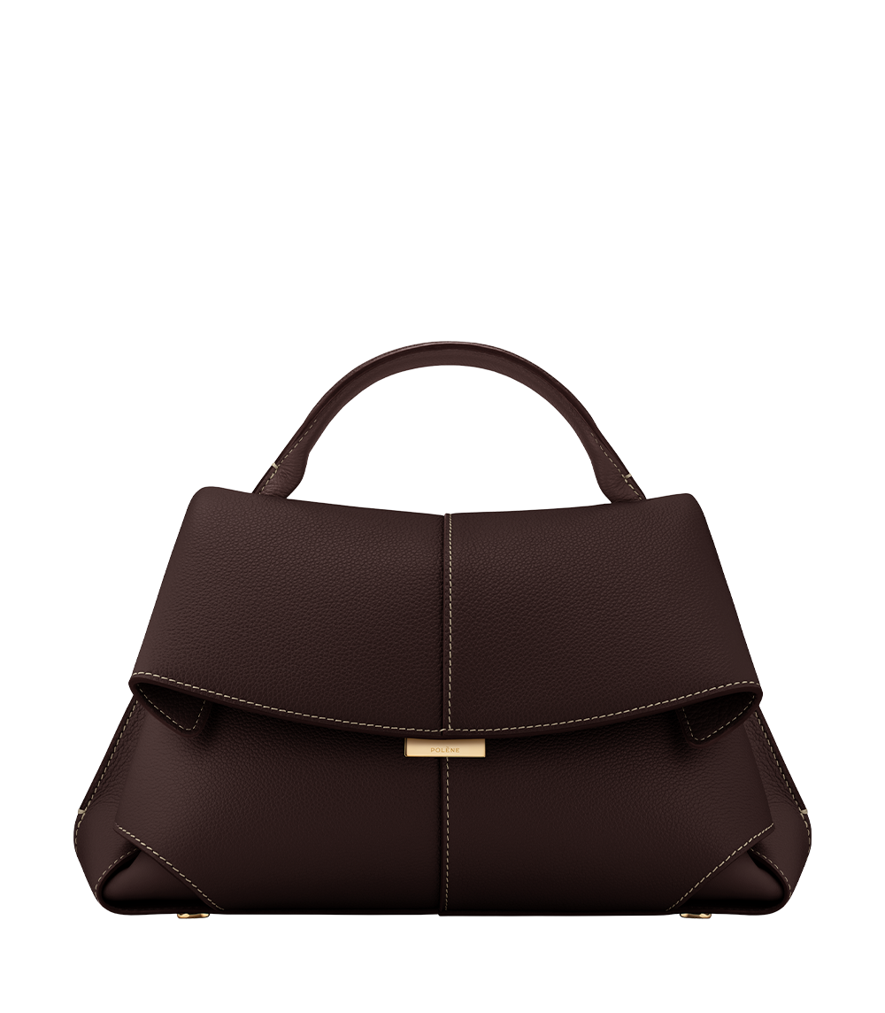 Polène | Bag - Mokki - Textured Ebony – Polène CA