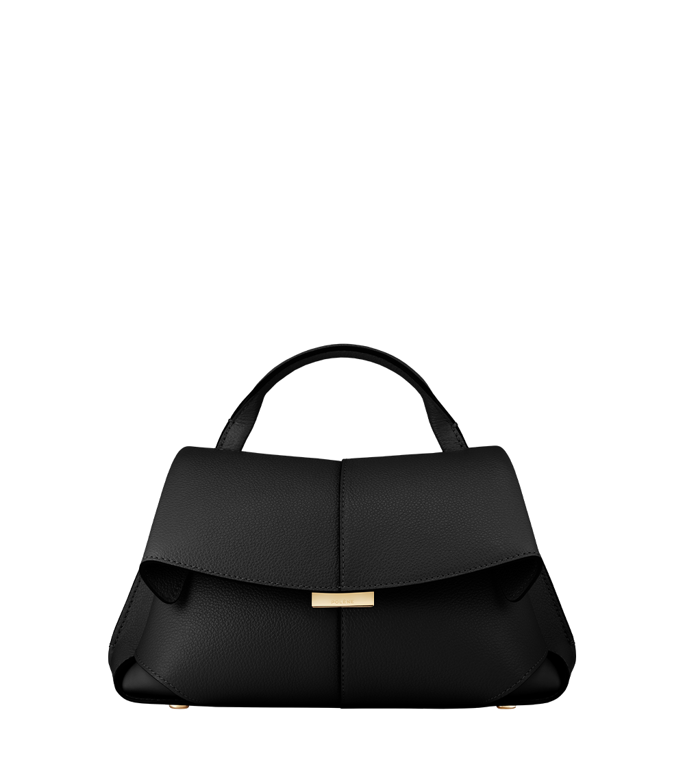 POLENE Mokki mini/ブラック Polène | Bag - Mokki Mini - Textured Black – Polène CA