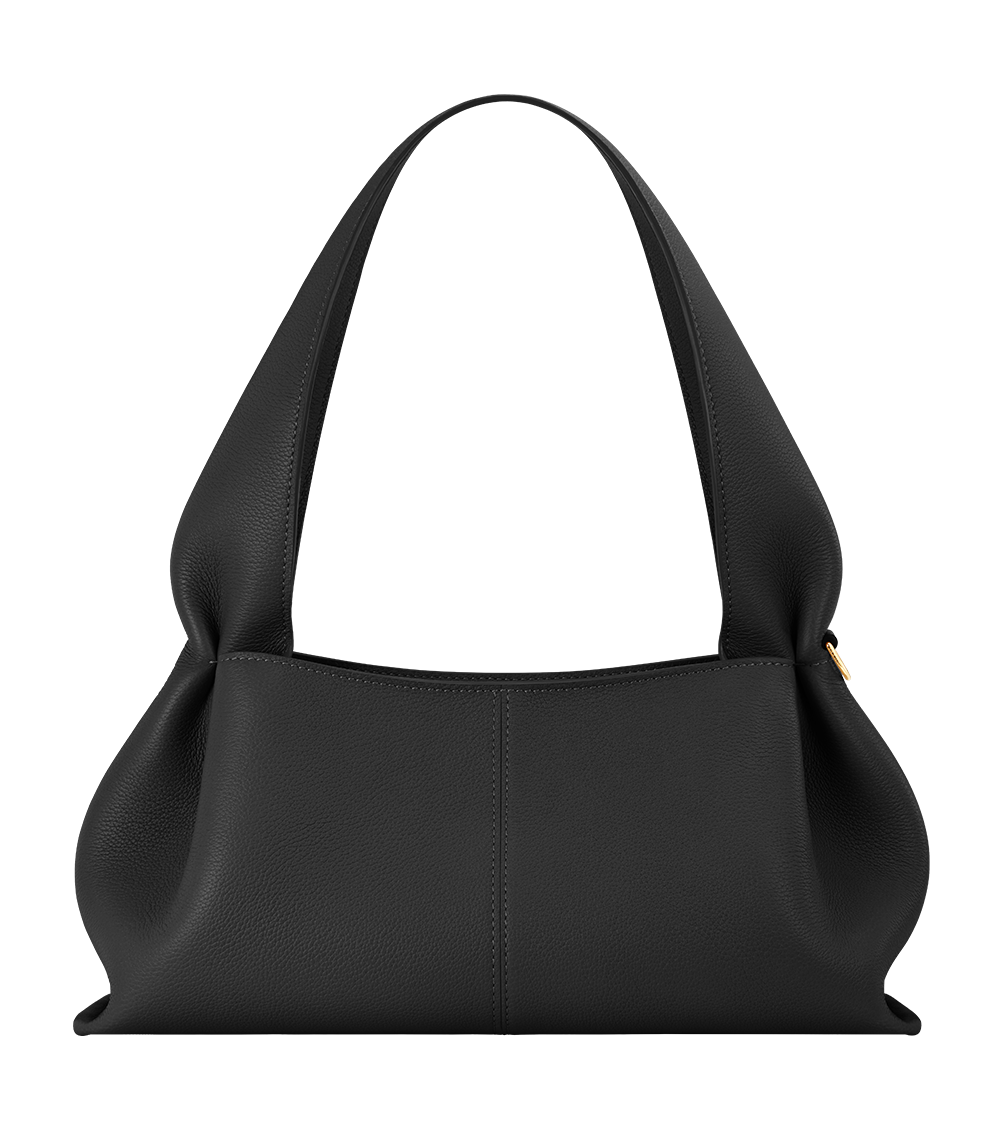 Polène | Bag - Numéro Neuf East-West - Textured Black – Polène CA