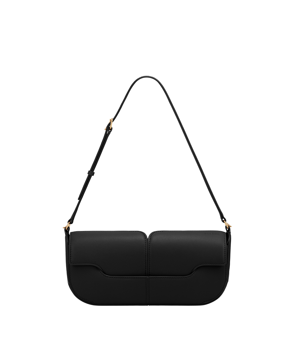 Polène | Bag - Osmo - Smooth Black – Polène CA