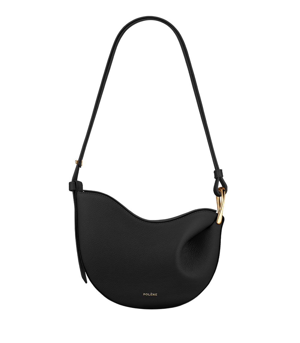 Polène | Bag - Tonca - Textured Black – Polène CA