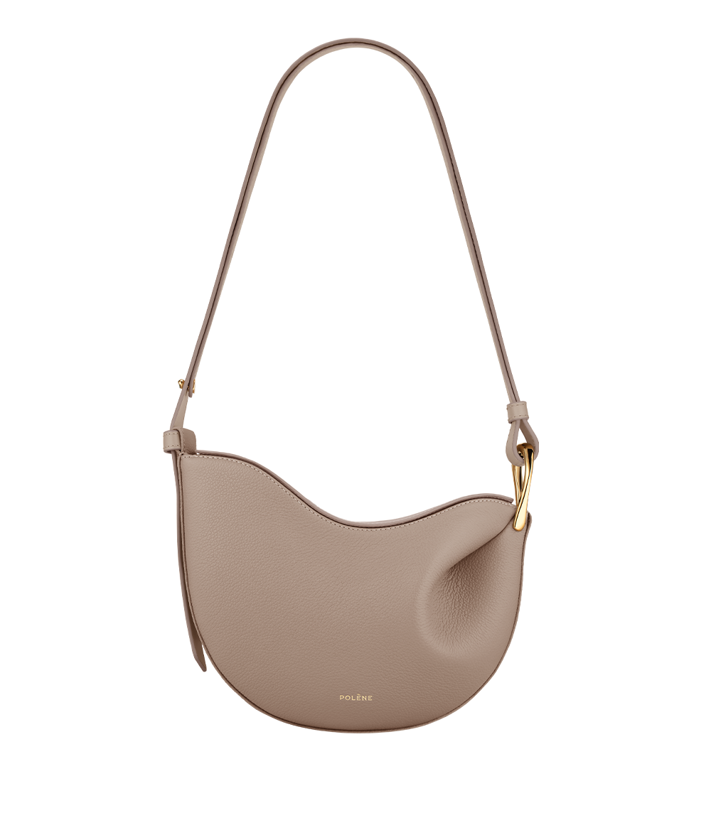 Polène | Bag - Tonca - Textured Taupe – Polène CA
