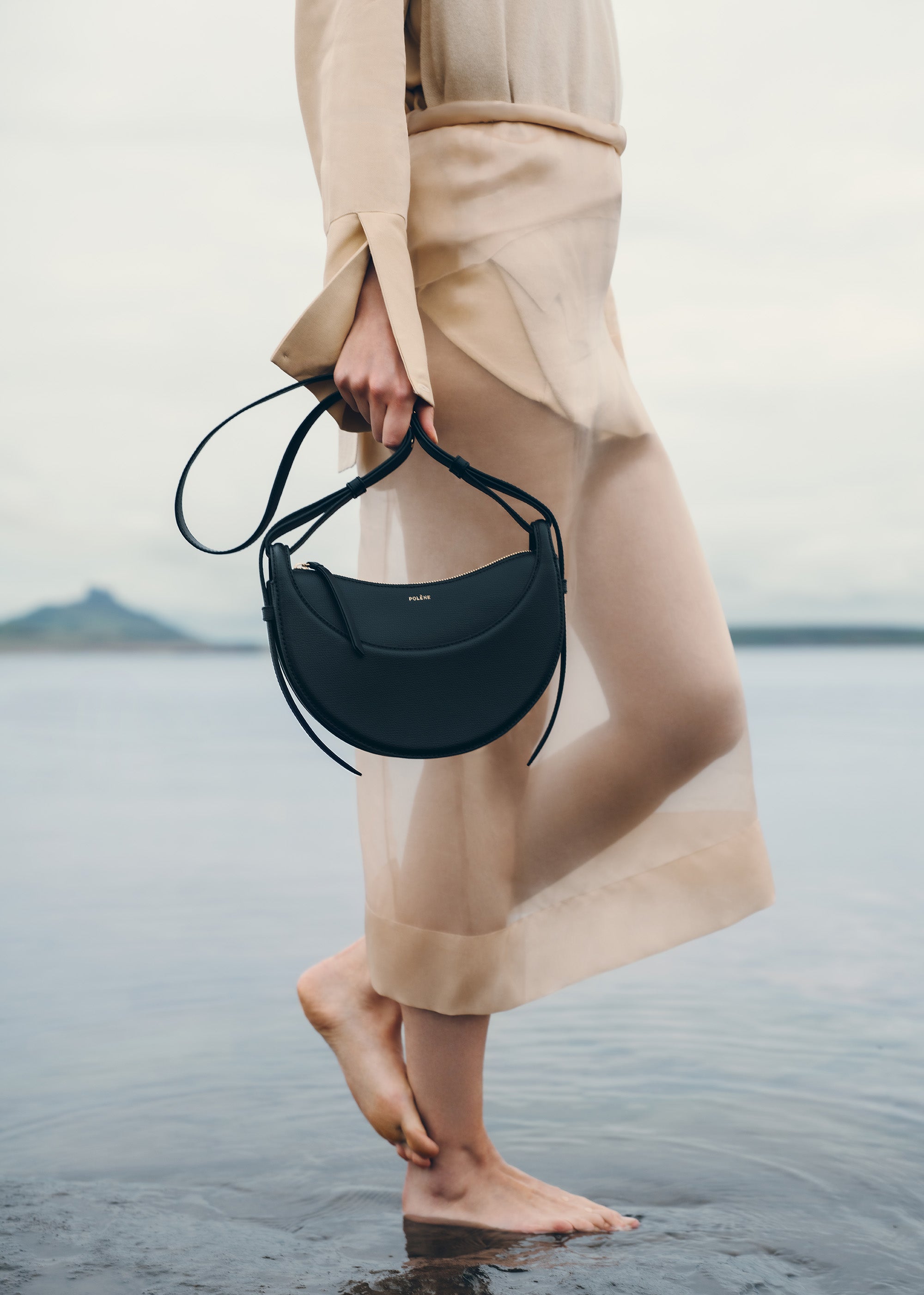 Polène | Bag - Numéro Neuf - Textured Black – Polène CA