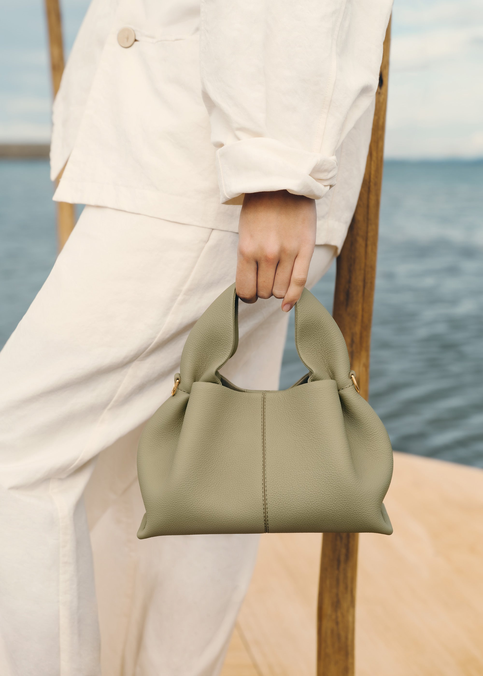 Polène | Bag - Osmo - Smooth Cognac – Polène CA
