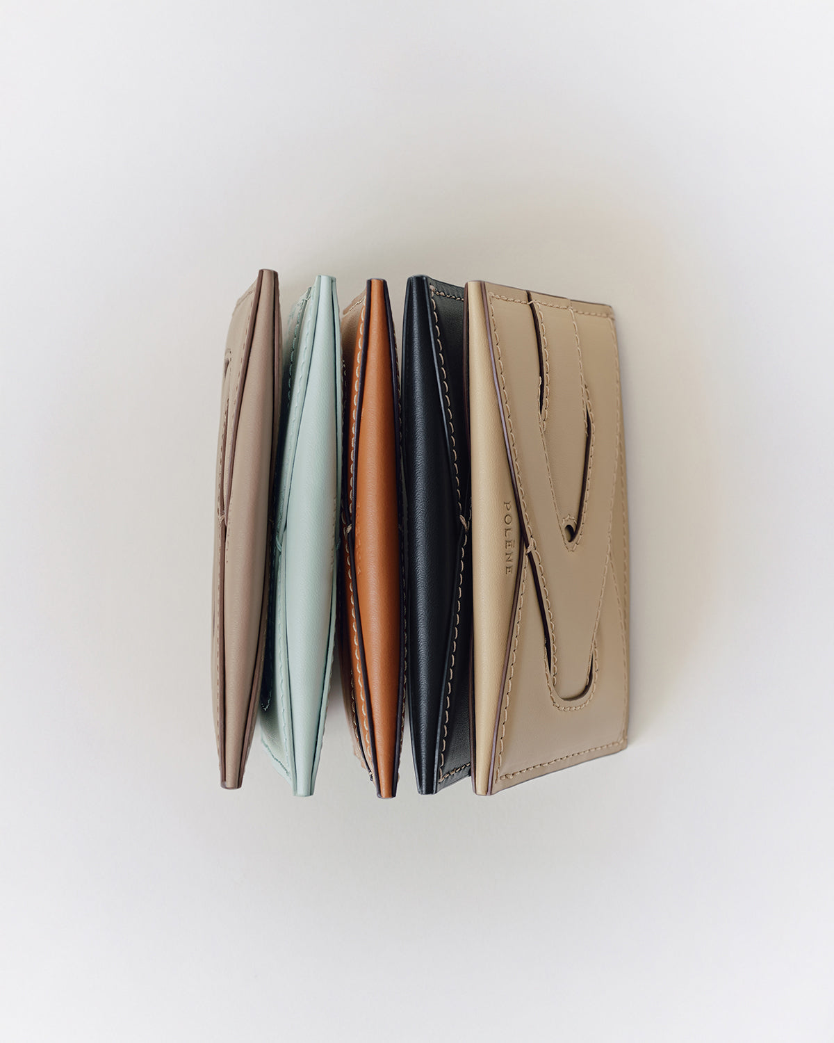 Polène | Wallet - Numéro Sept - Textured Black – Polène CA