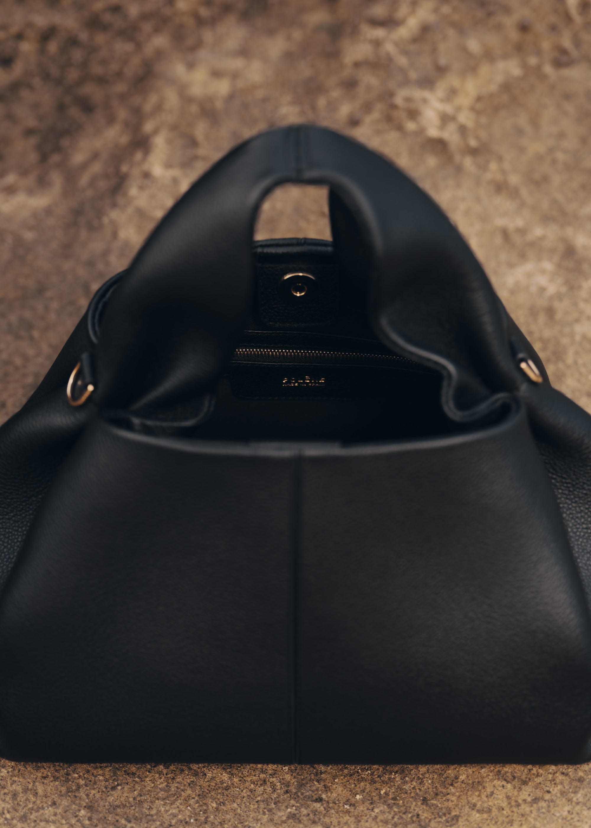Polène | Bag - Numéro Neuf - Textured Black – Polène CA