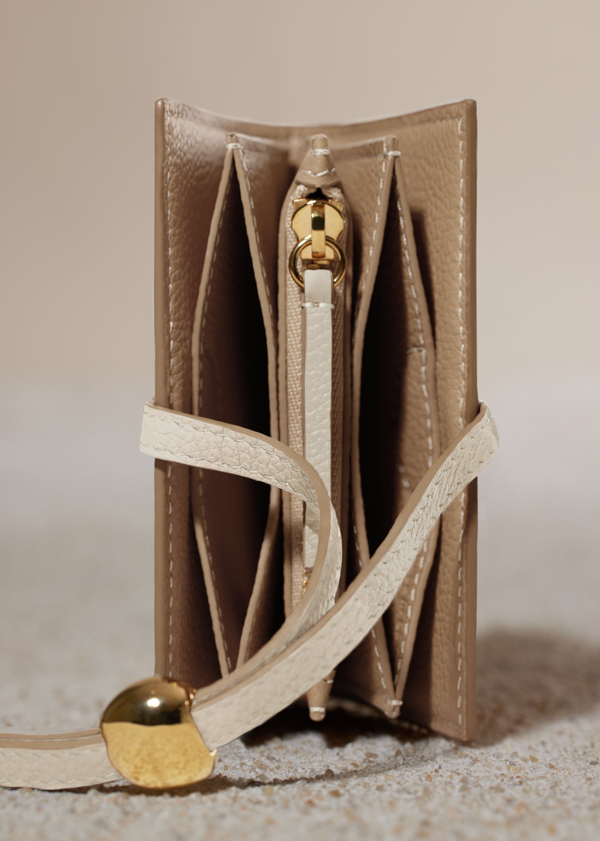 Porte cartes Kayé - Duo Craie Grainé