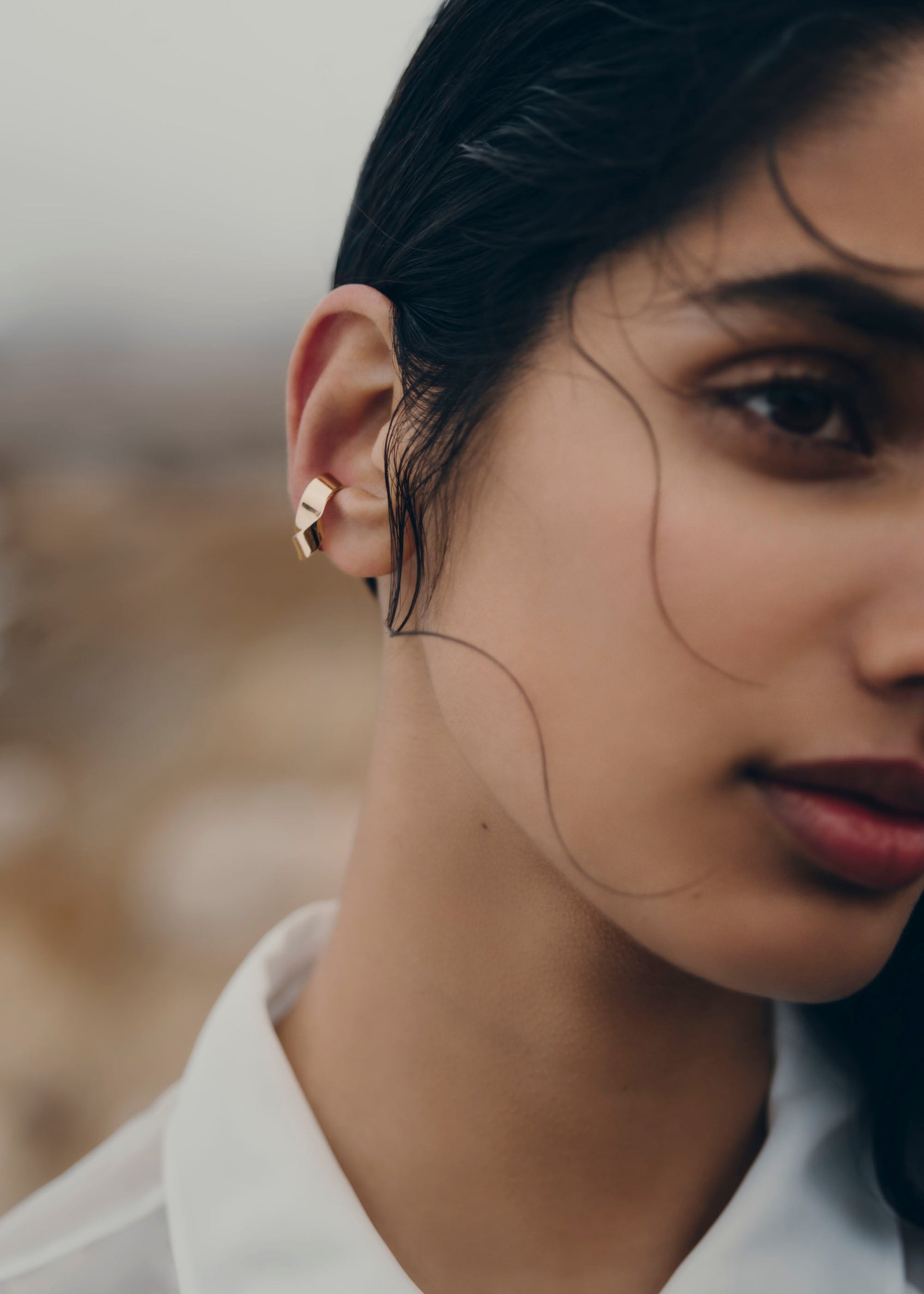 Earcuff Éole​ - Dorée à l’or 24 carats​