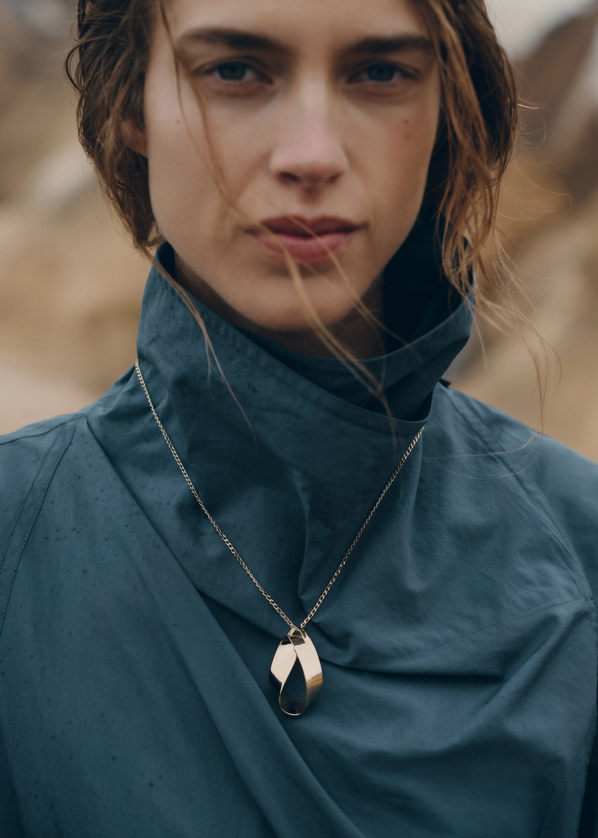 Pendentif Éole​ - Dorée à l’or 24 carats​