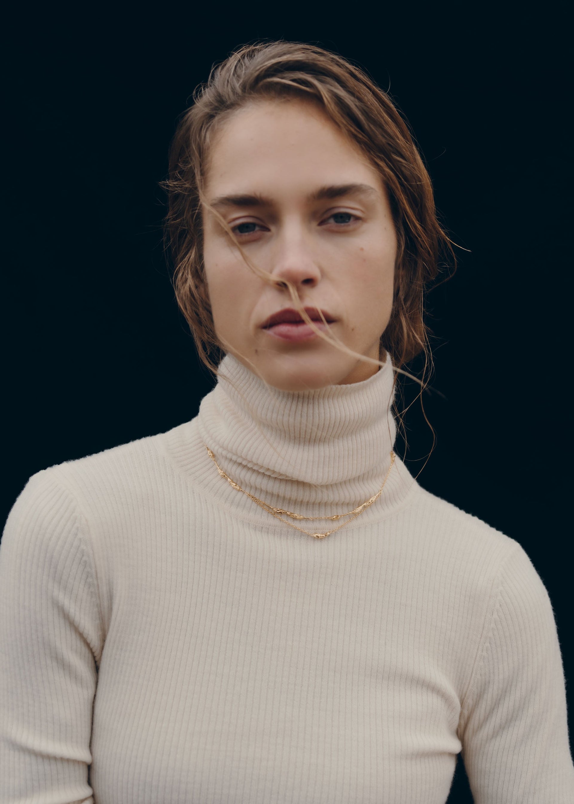 Double chaîne Eroz - Dorée à l’or 24 carats​