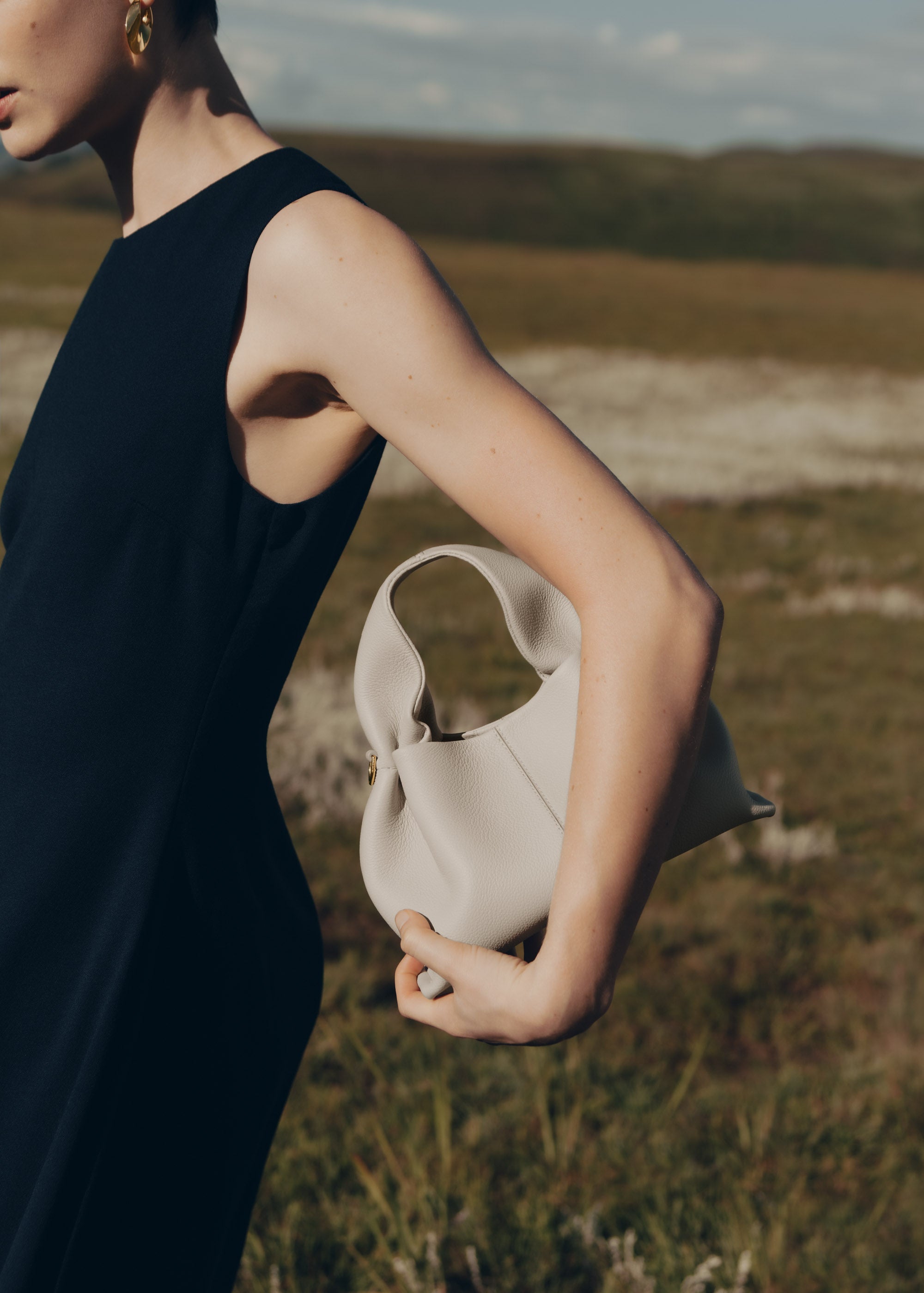 Polène | Bag - Numéro Neuf Mini - Textured Chalk – Polène CA