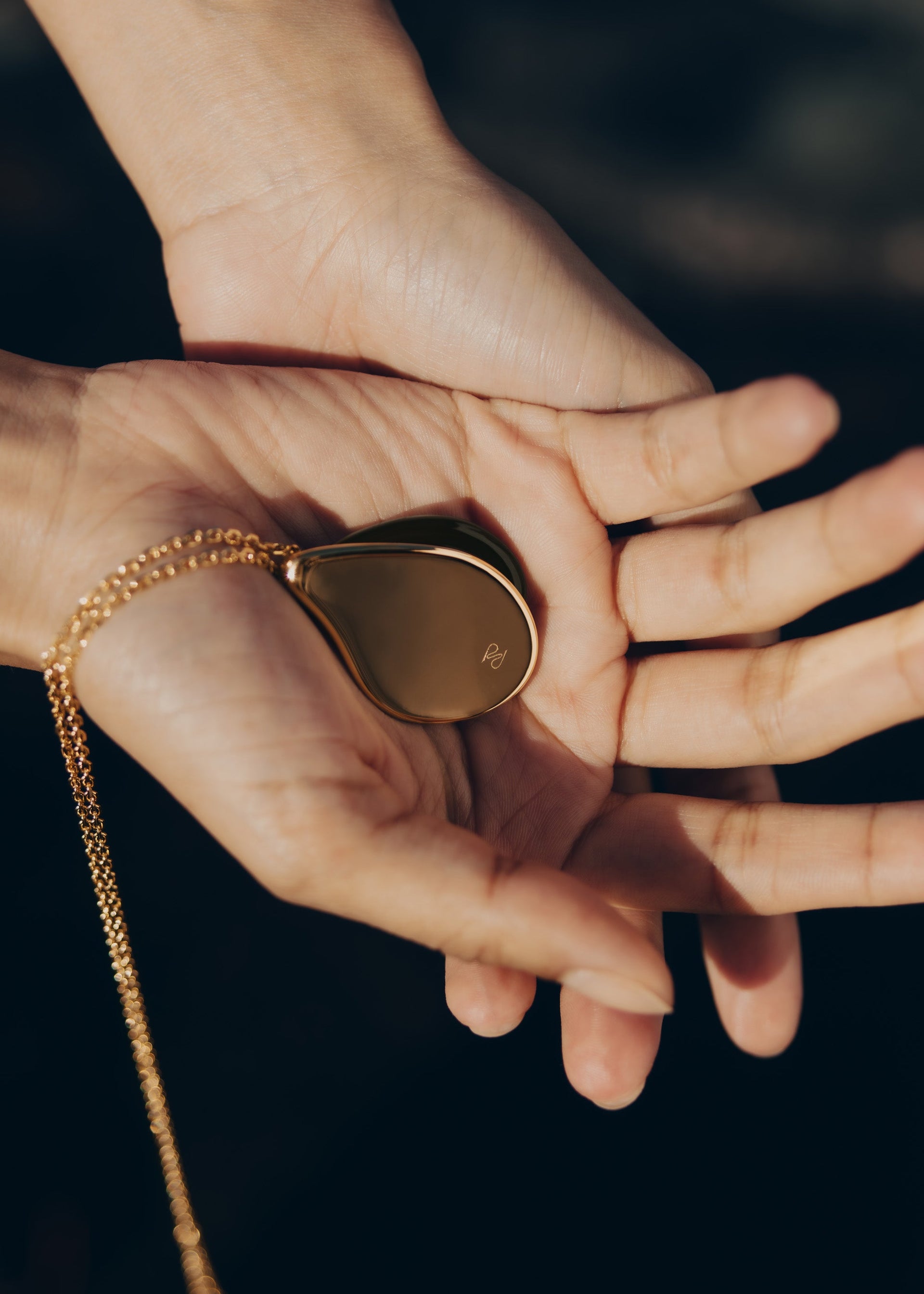 Pendentif Naé - Verre fumé