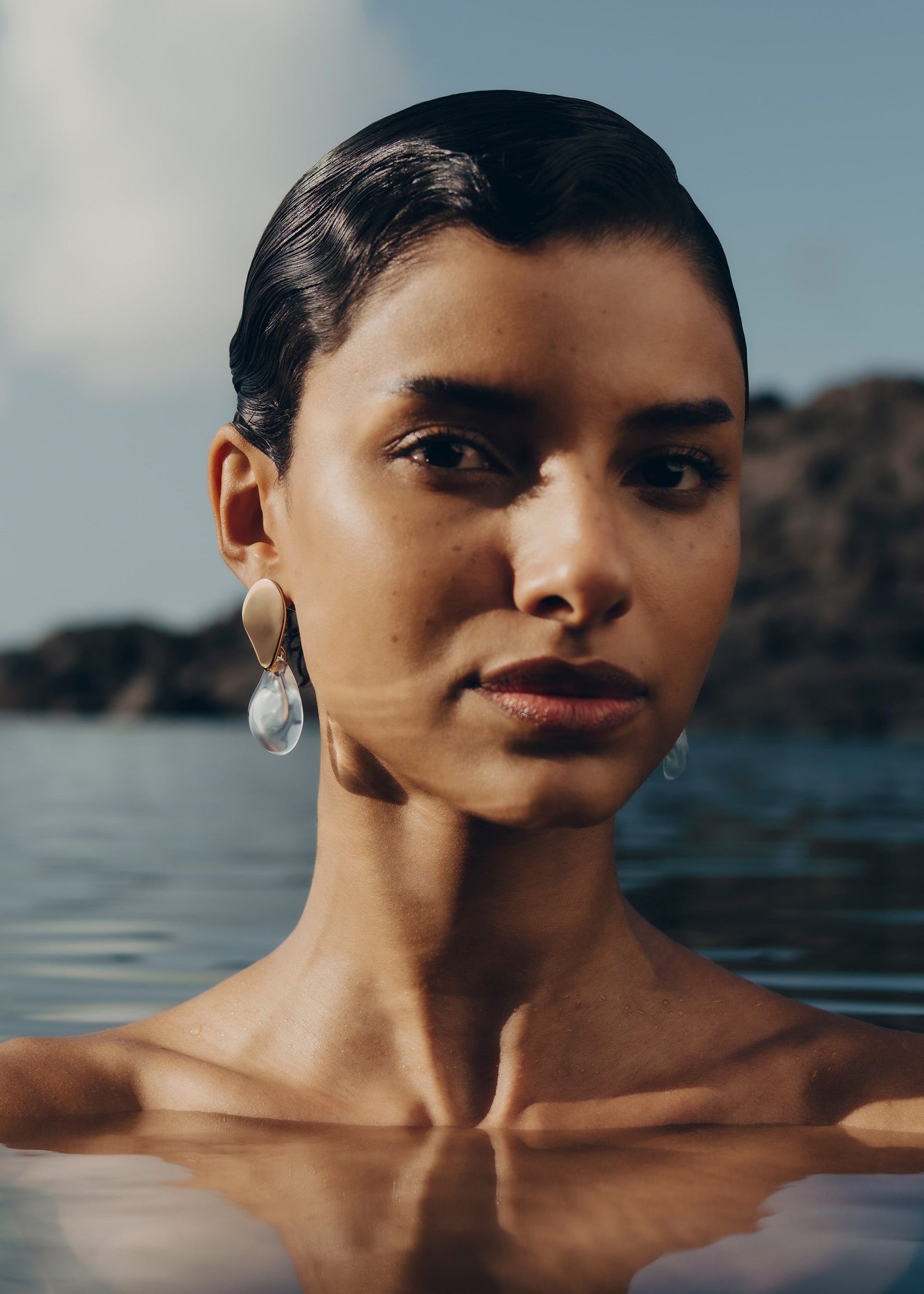 Boucles d'oreilles Naé - Verre