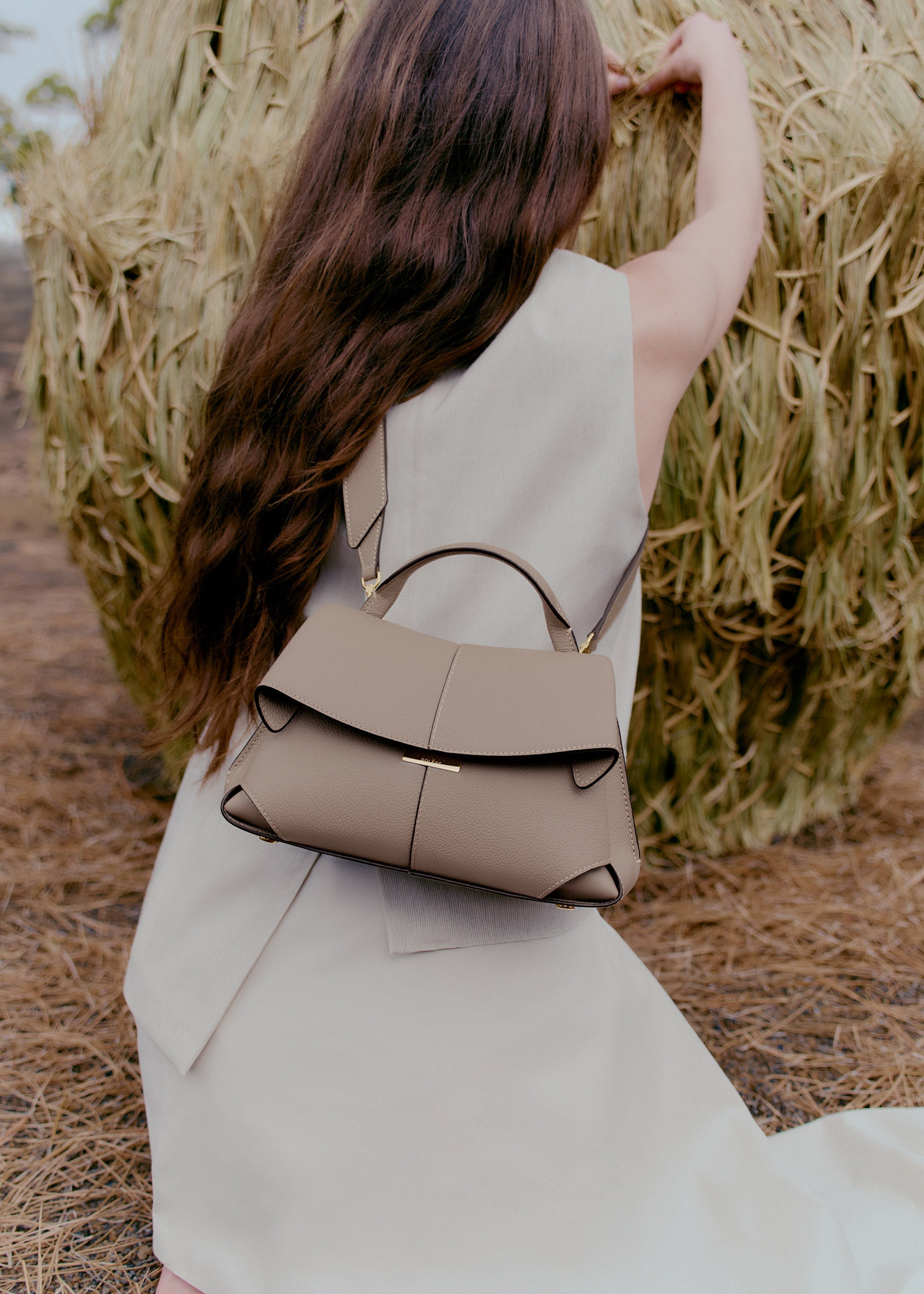 Polène | Bag - Mokki Mini - Taupe – Polène CA