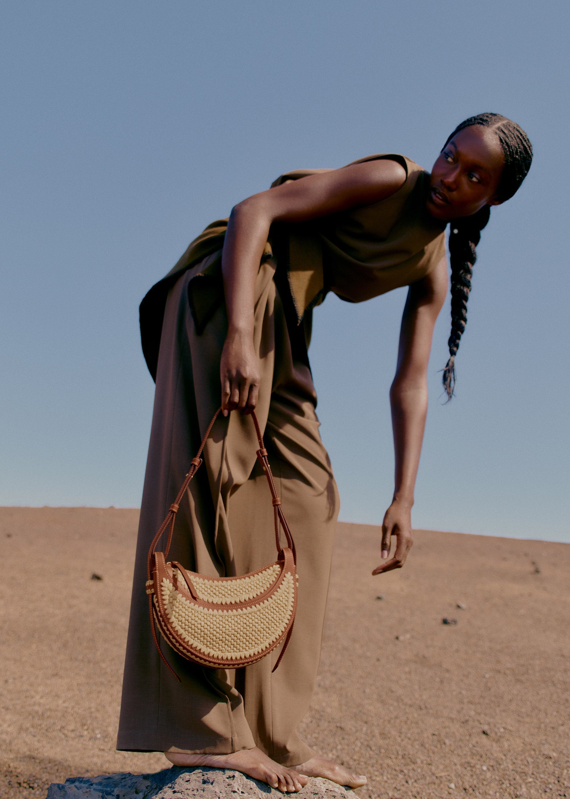 Polène | Bag - Numéro Dix - Raffia – Polène CA