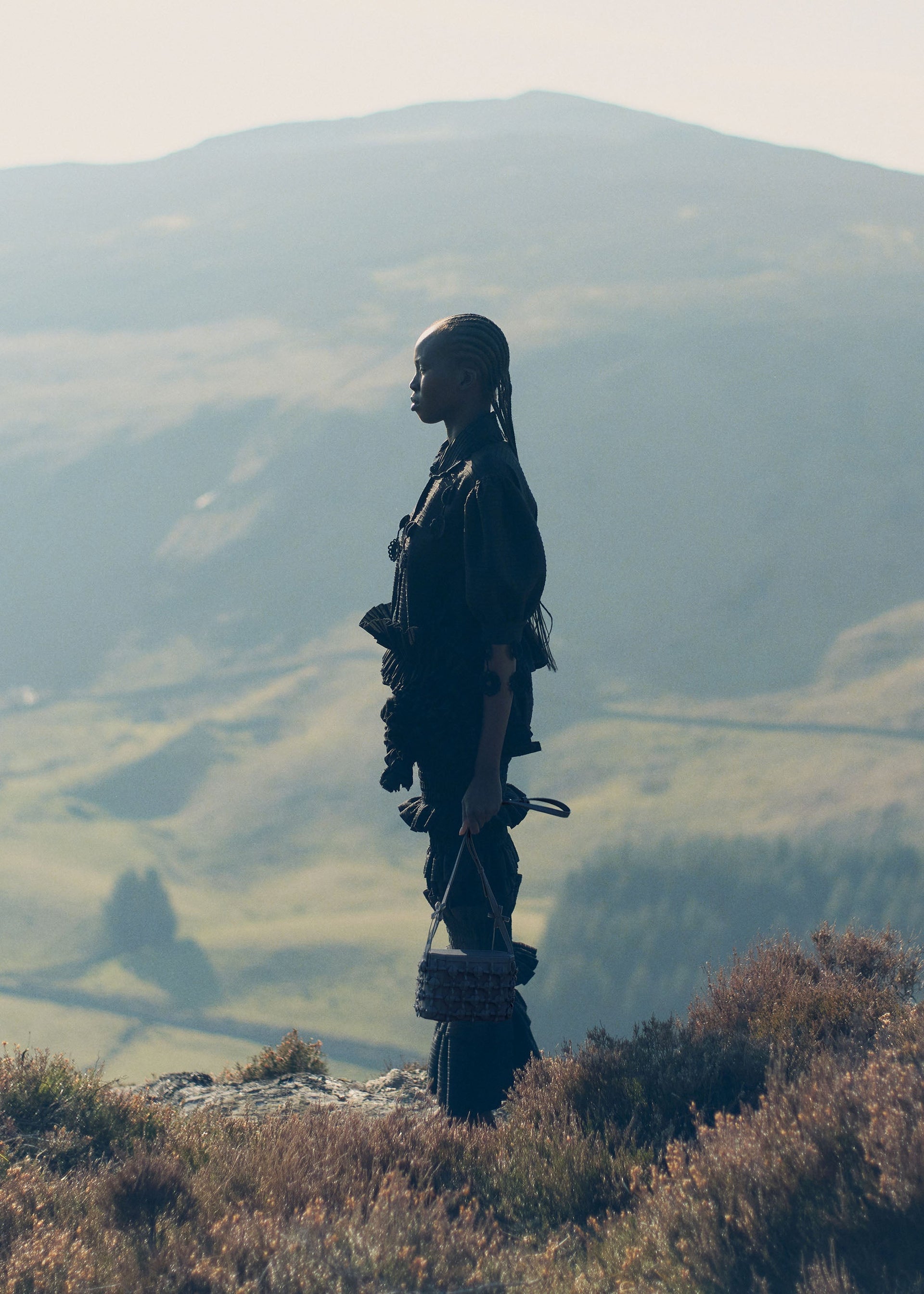 Button Bow Box - Encre