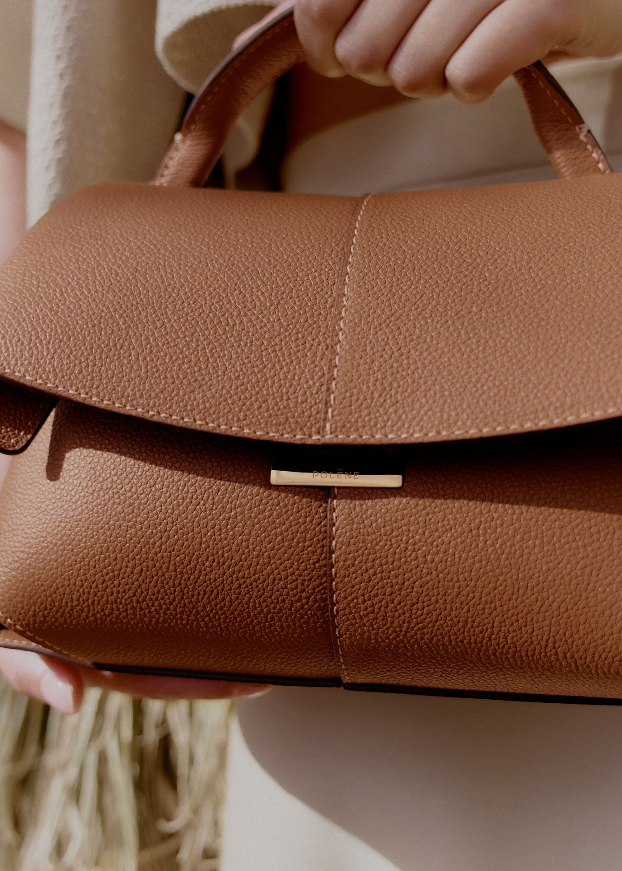 Polène | Bag - Mokki Mini - Camel – Polène CA