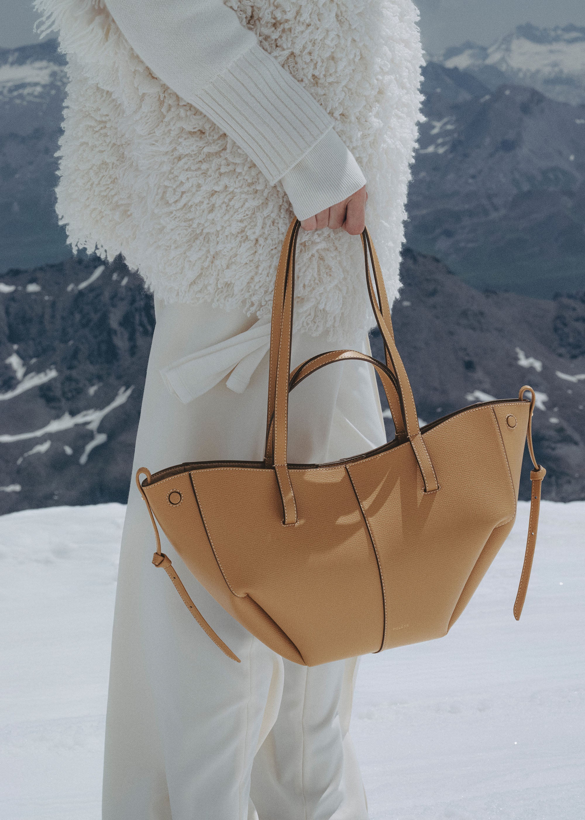 Polène | Bag - Cyme Mini - Textured Ocher – Polène CA