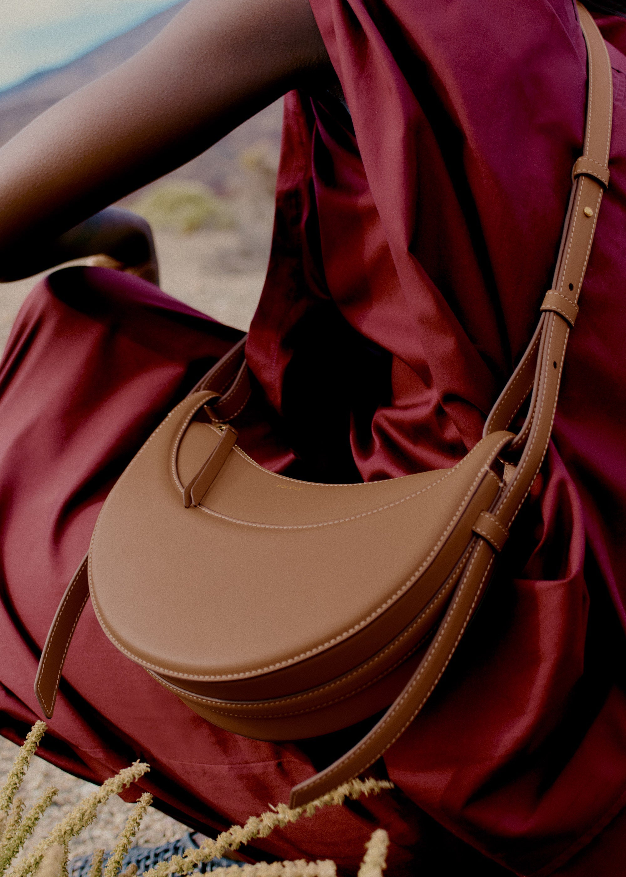Polene ポレーヌNumero Dix エディション キャメル Polène | Bag - Numéro Dix - Smooth Camel – Polène CA