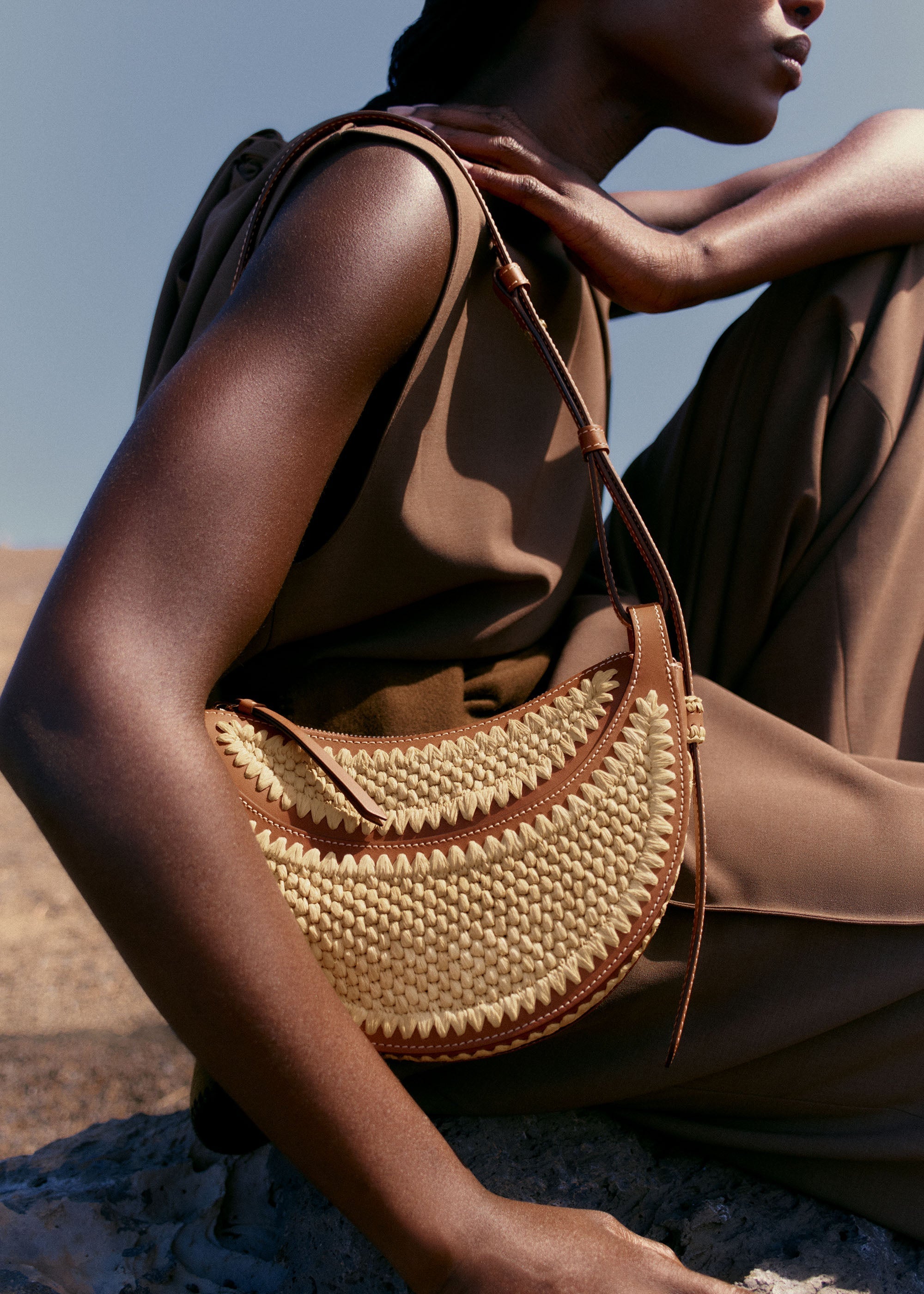 PROND PURE GOLD No.10 ボディパック 480g Polène | Bag - Numéro Dix - Raffia – Polène CA