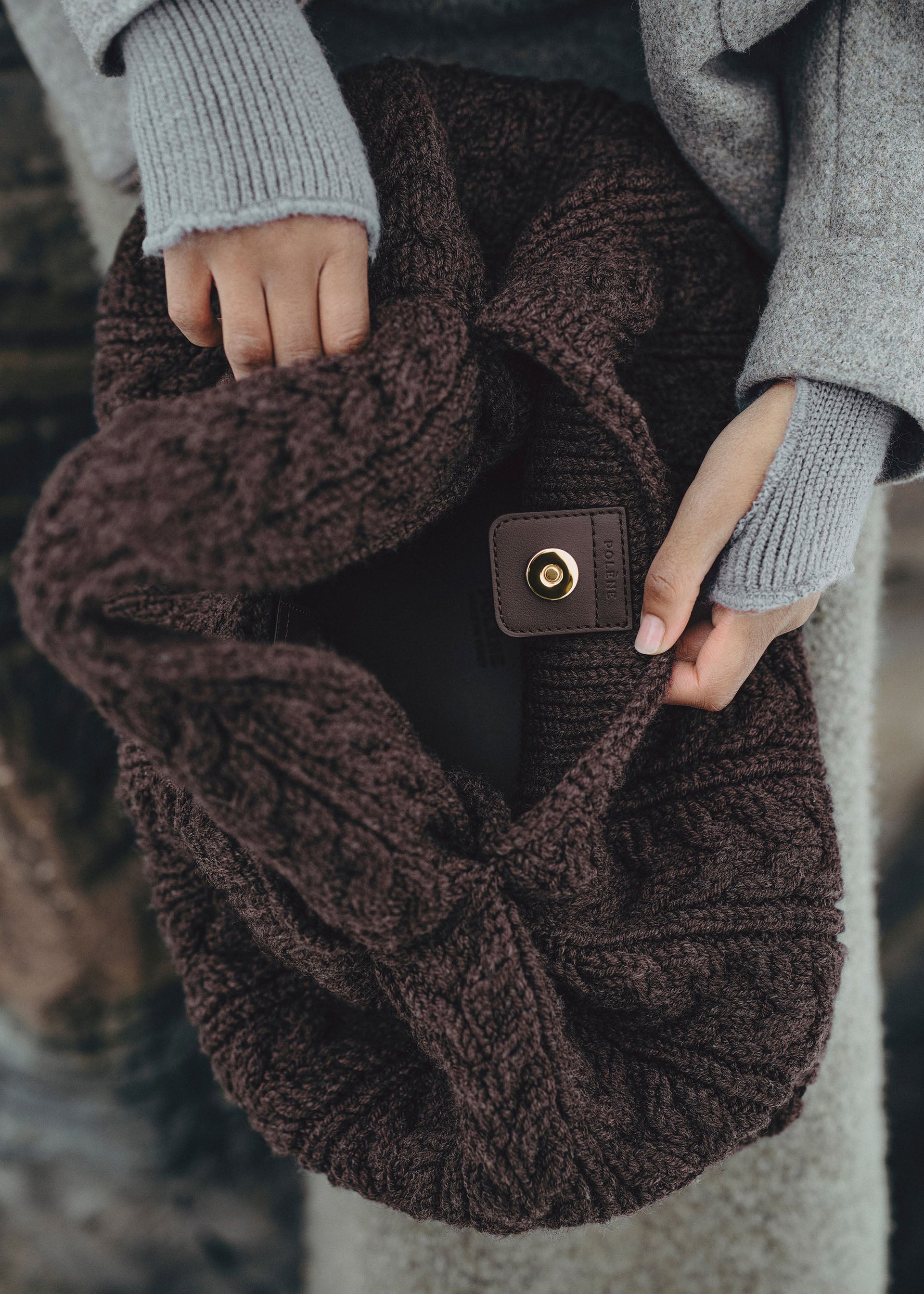 Numéro Neuf Large - Mérinos Ébène