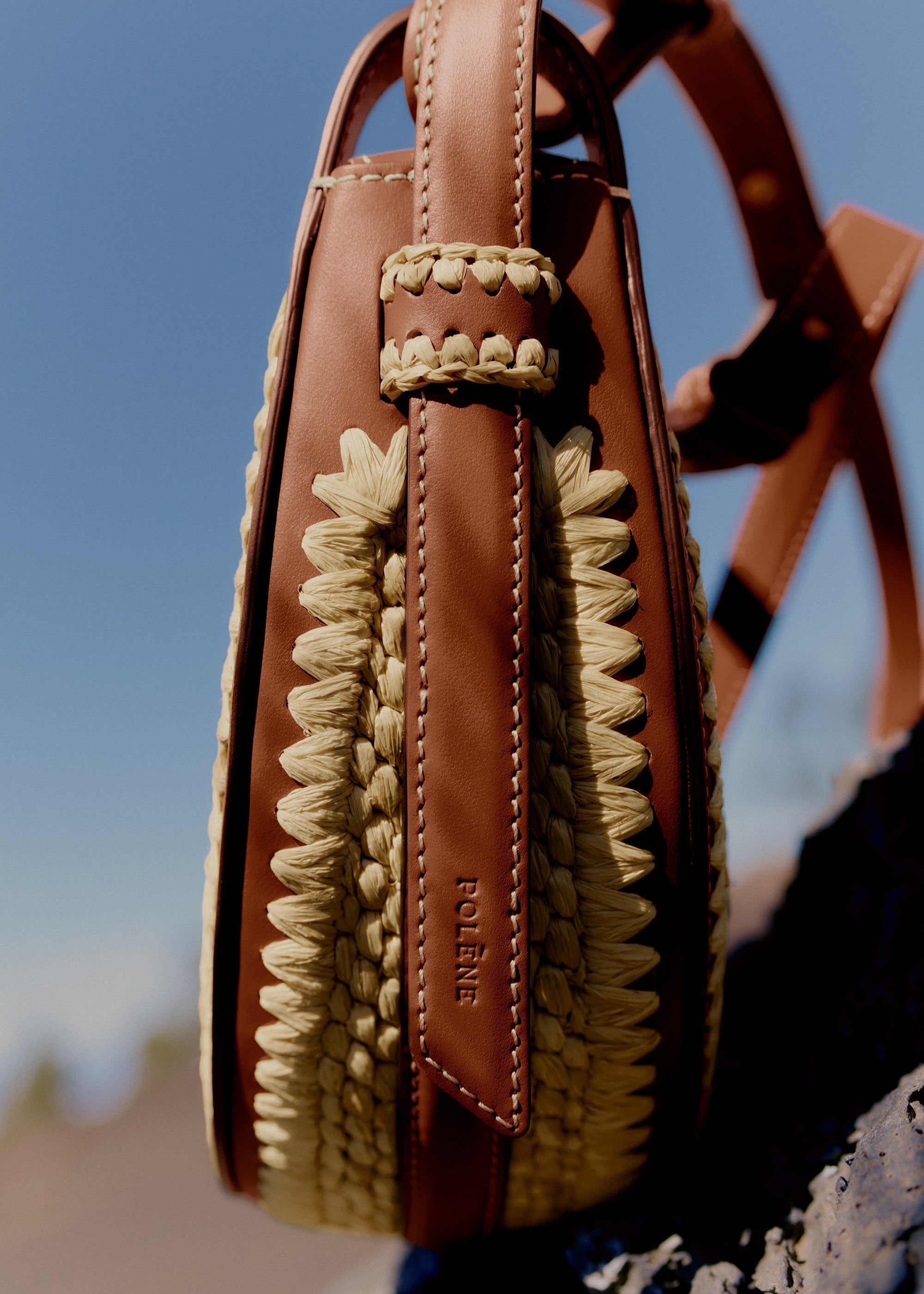 Polène | Bag - Numéro Dix - Raffia – Polène CA