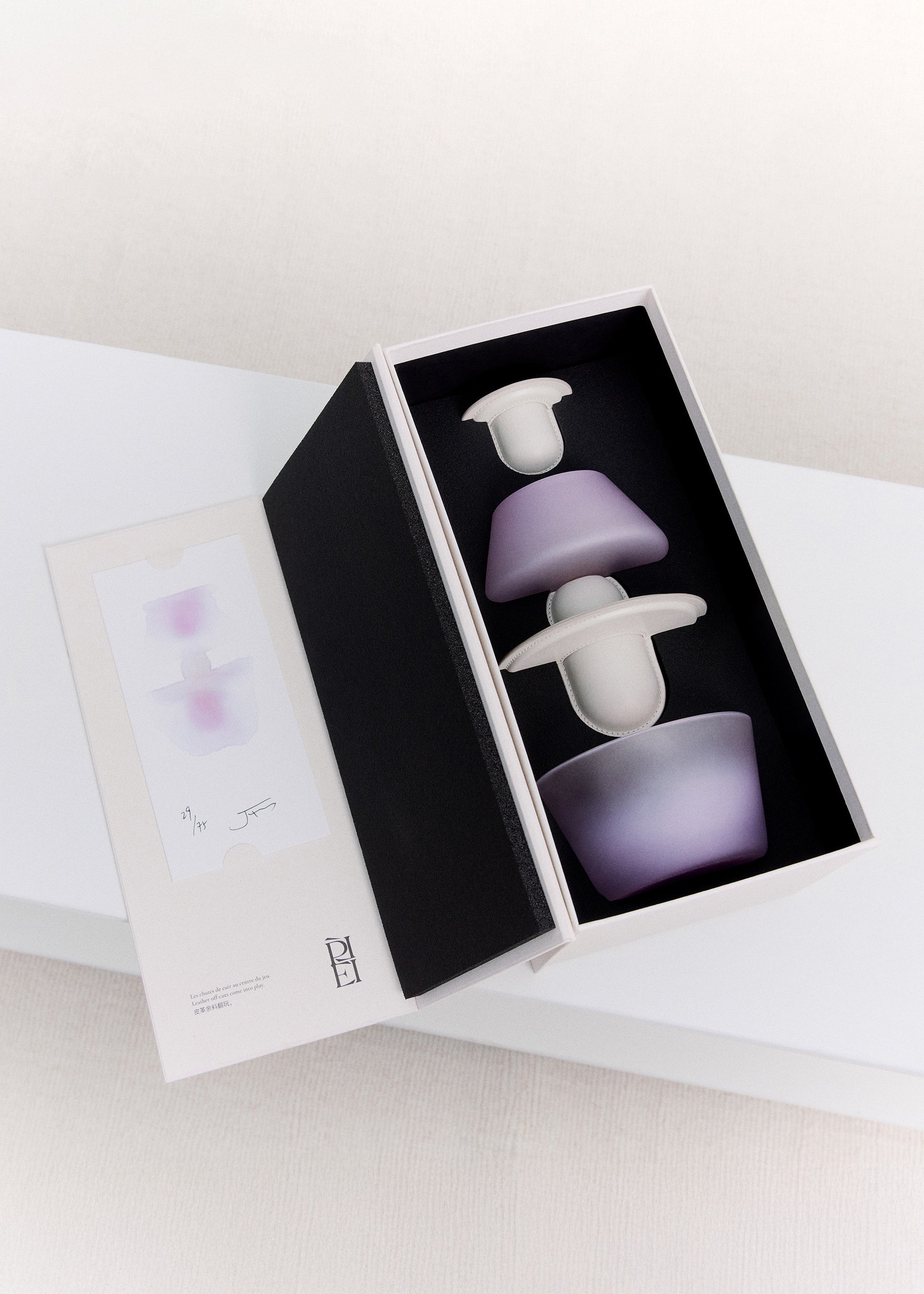 Sculpture Uzlo - Lavande Givrée