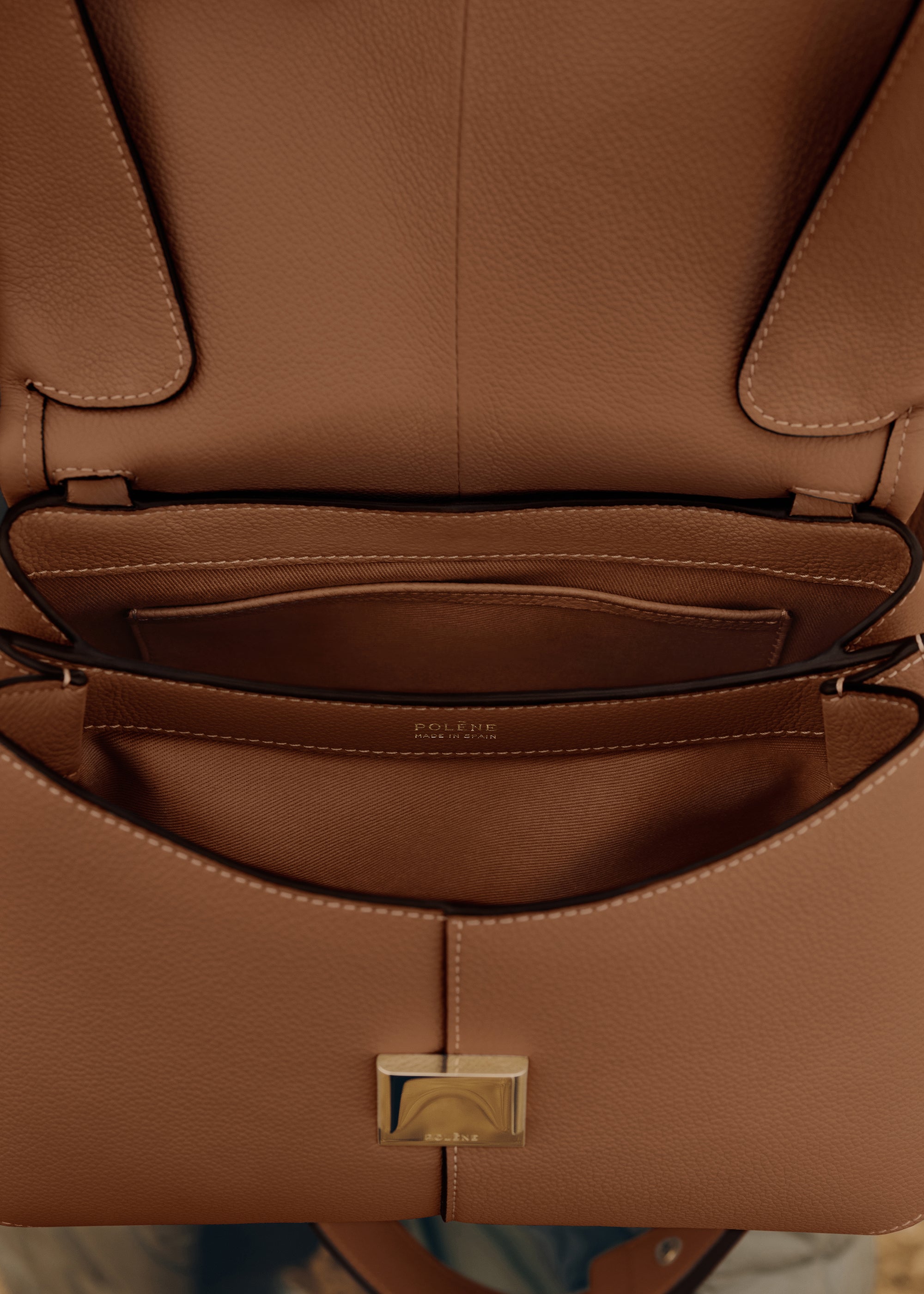 POLÈNE ポレーヌ　mokki　 エディションキャメル Polène | Bag - Mokki - Textured Camel – Polène CA