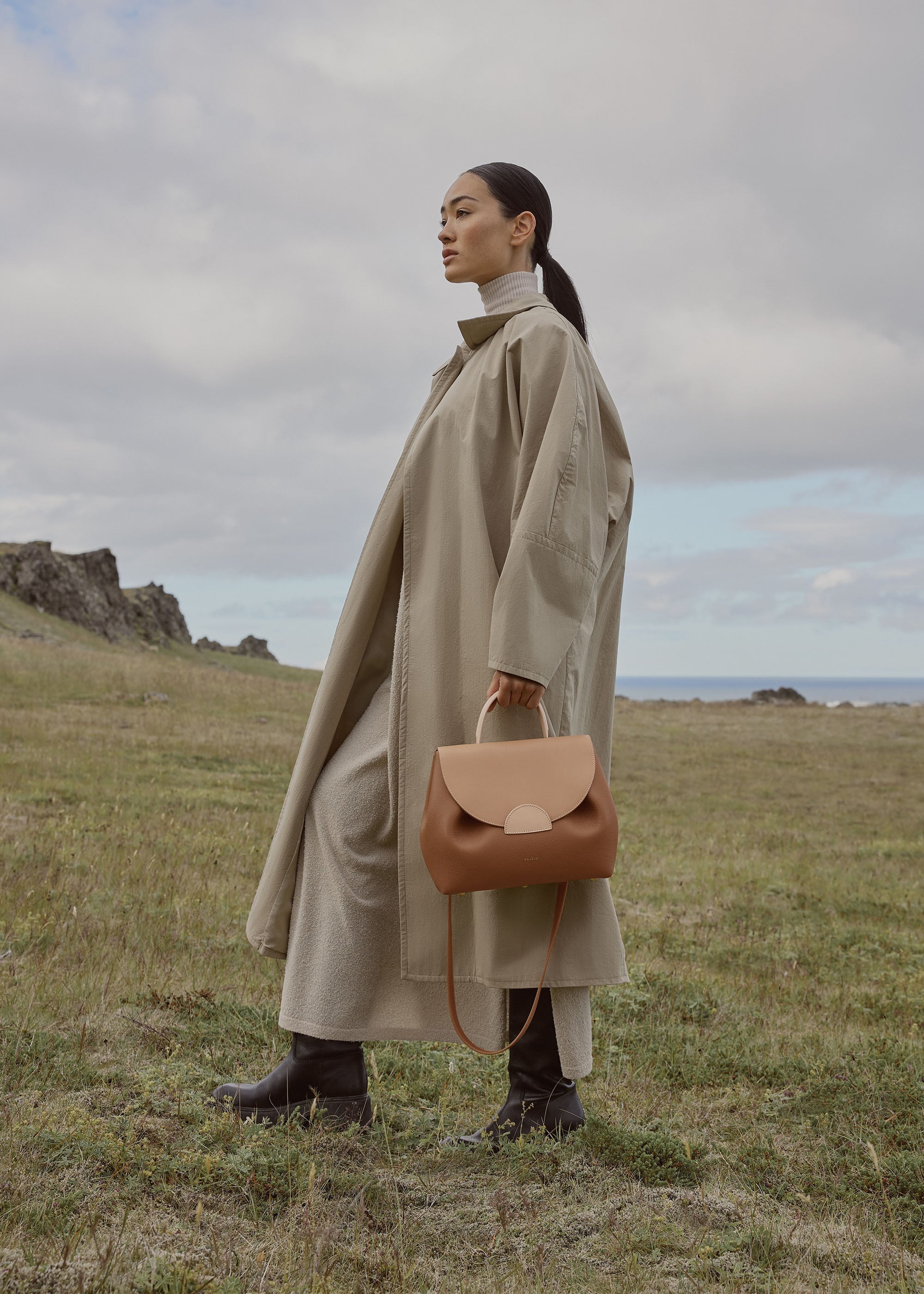 Polène | Bag - Numéro Un - Trio Camel – Polène CA