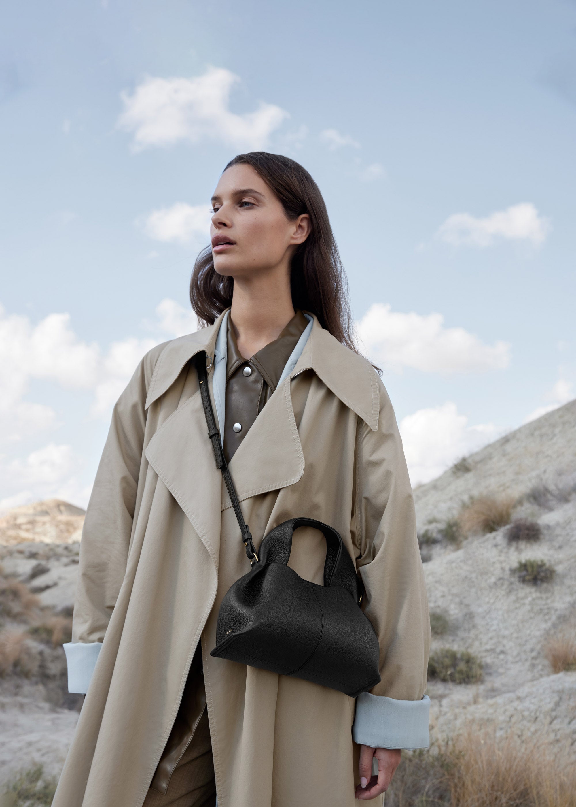 Polène | Bag - Numéro Neuf Mini - Textured Black – Polène CA