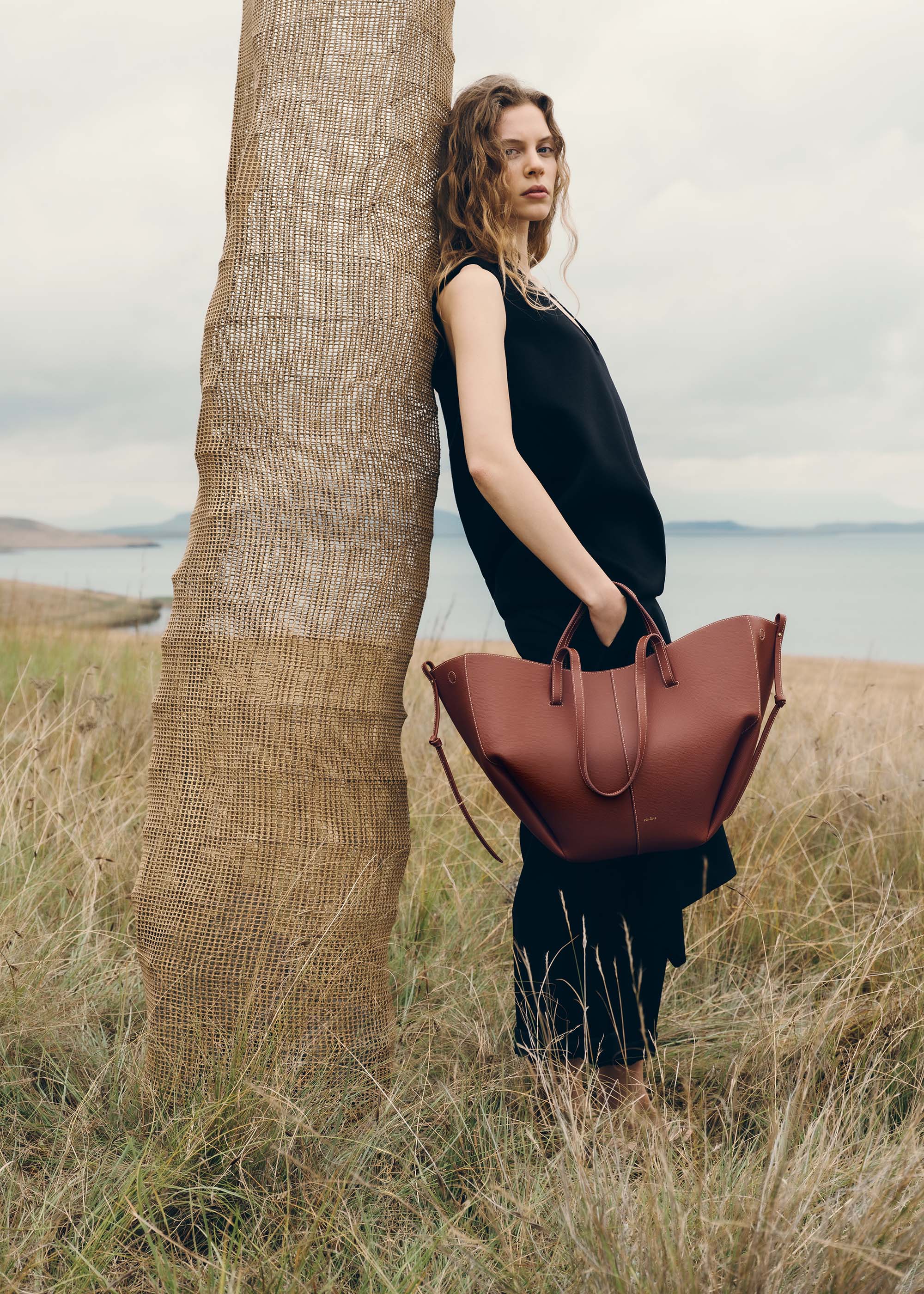 Polène | Bag - Mokki - Textured Camel – Polène CA