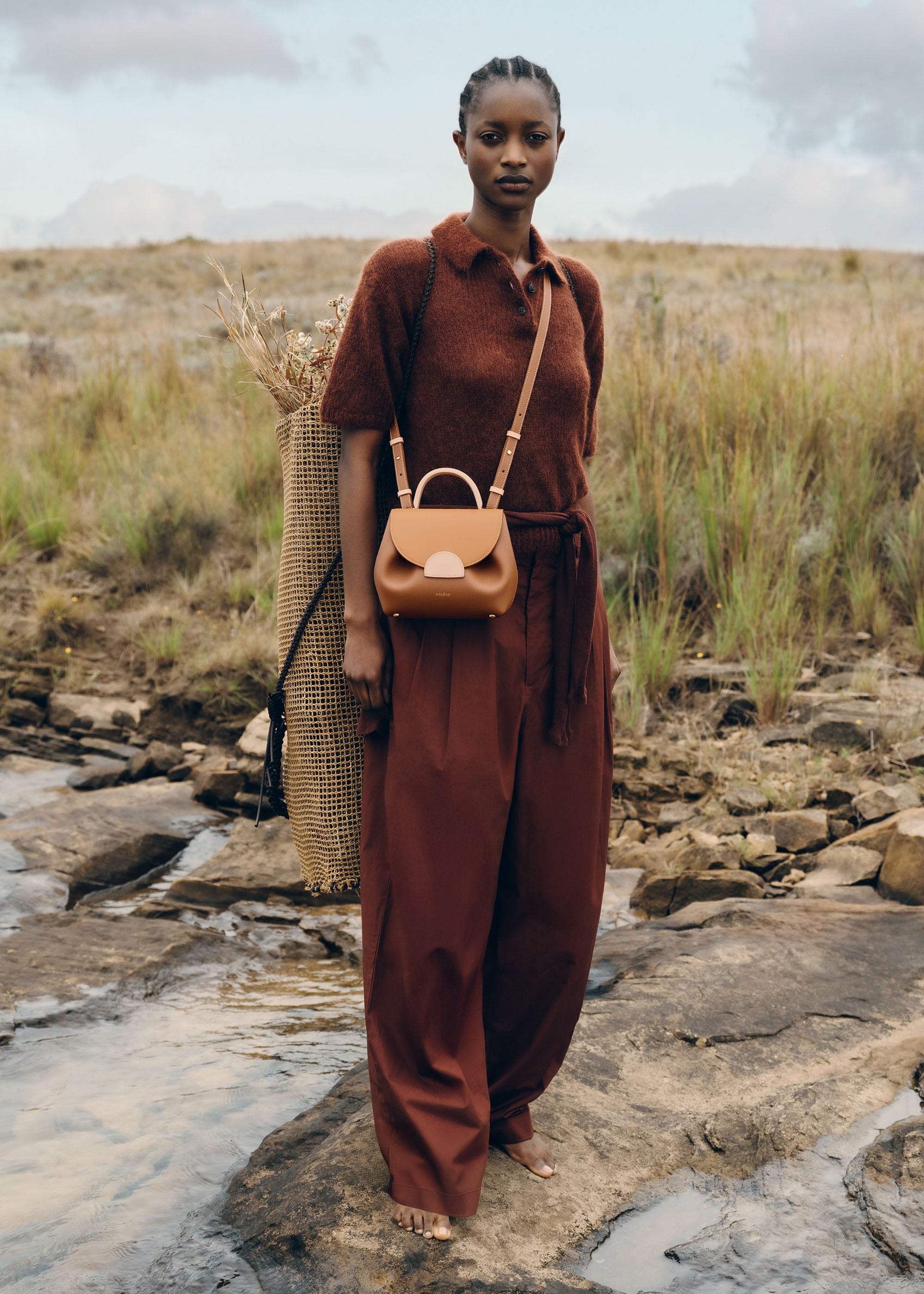 Polène | Bag - Numéro Un Nano - Trio Camel – Polène CA