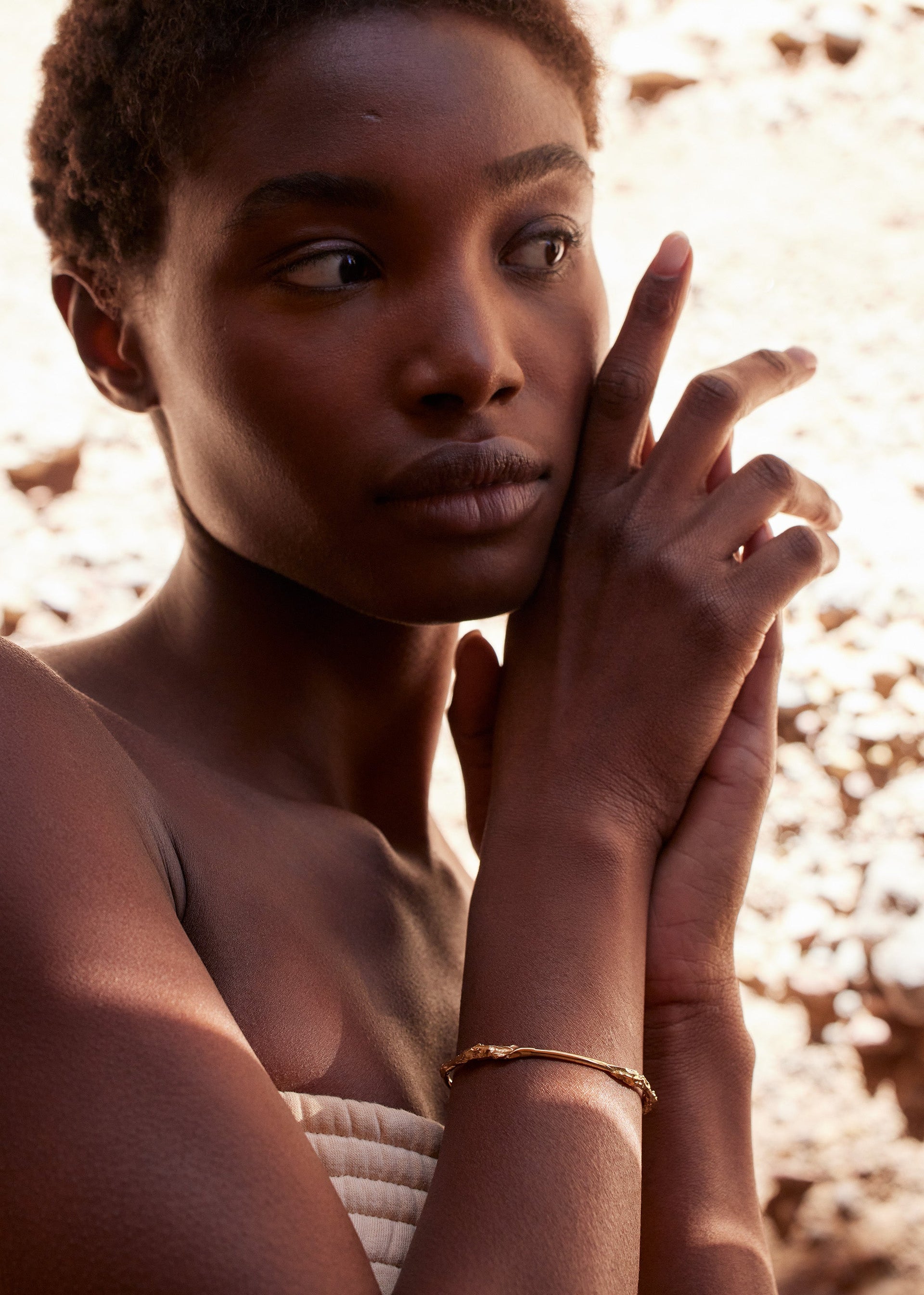 Jonc Eroz​ - Dorée à l’or 24 carats​