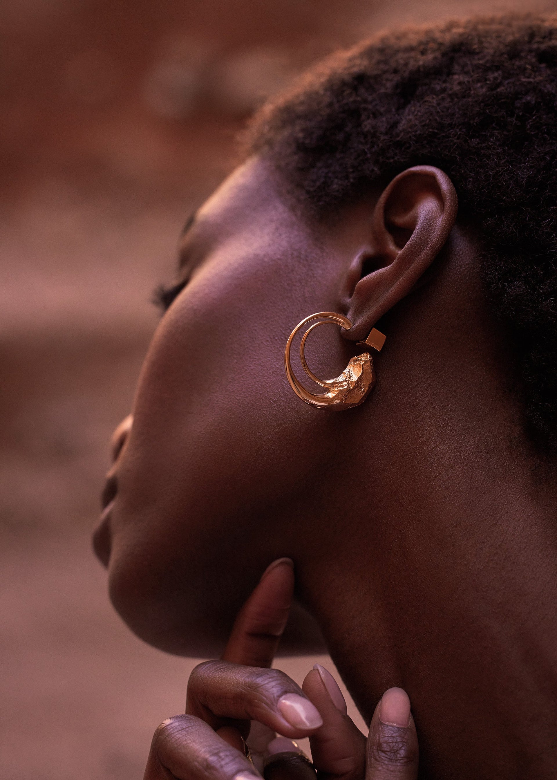 Créoles Eroz​ - Dorée à l’or 24 carats​