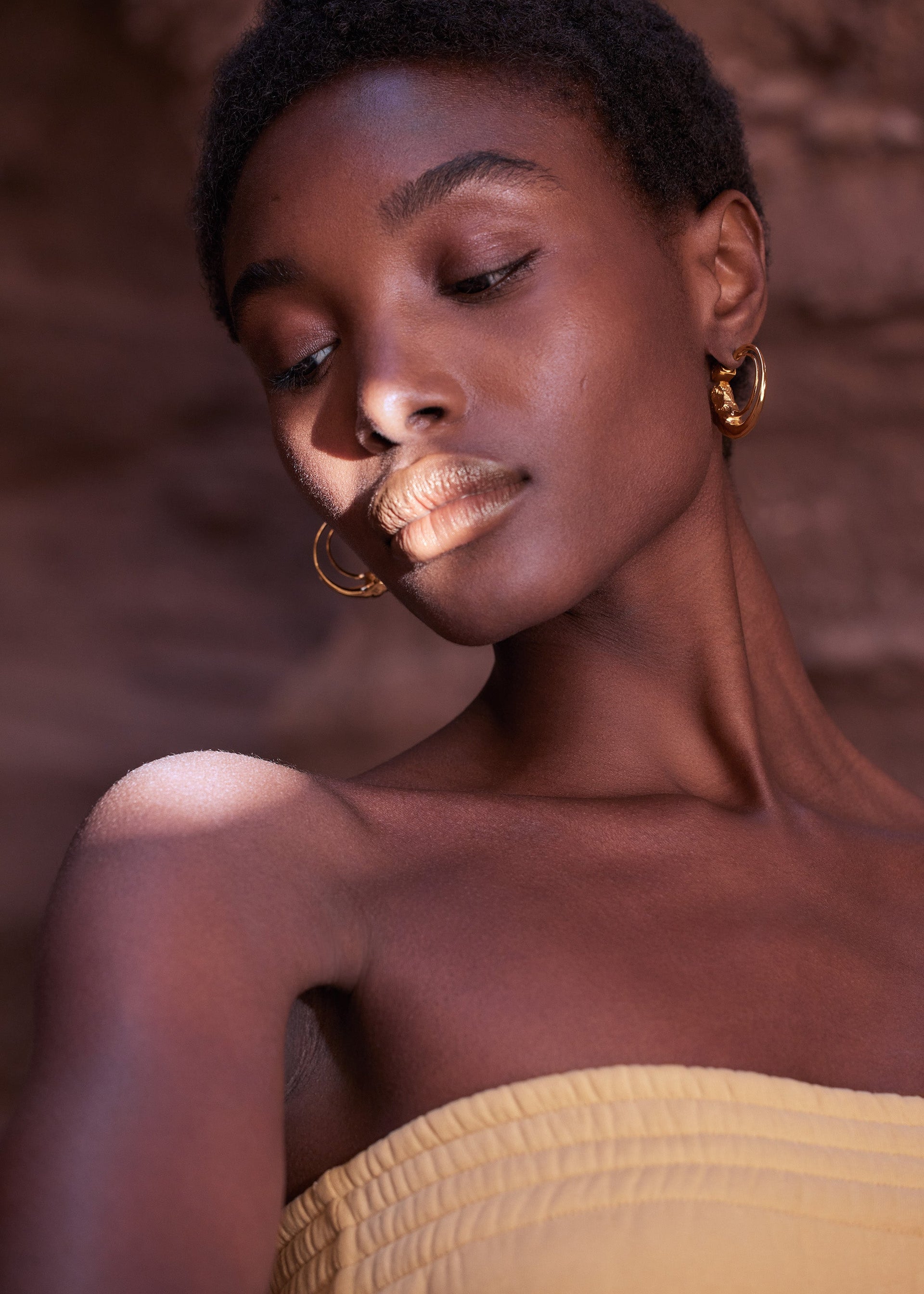 Créoles Eroz​ - Dorée à l’or 24 carats​