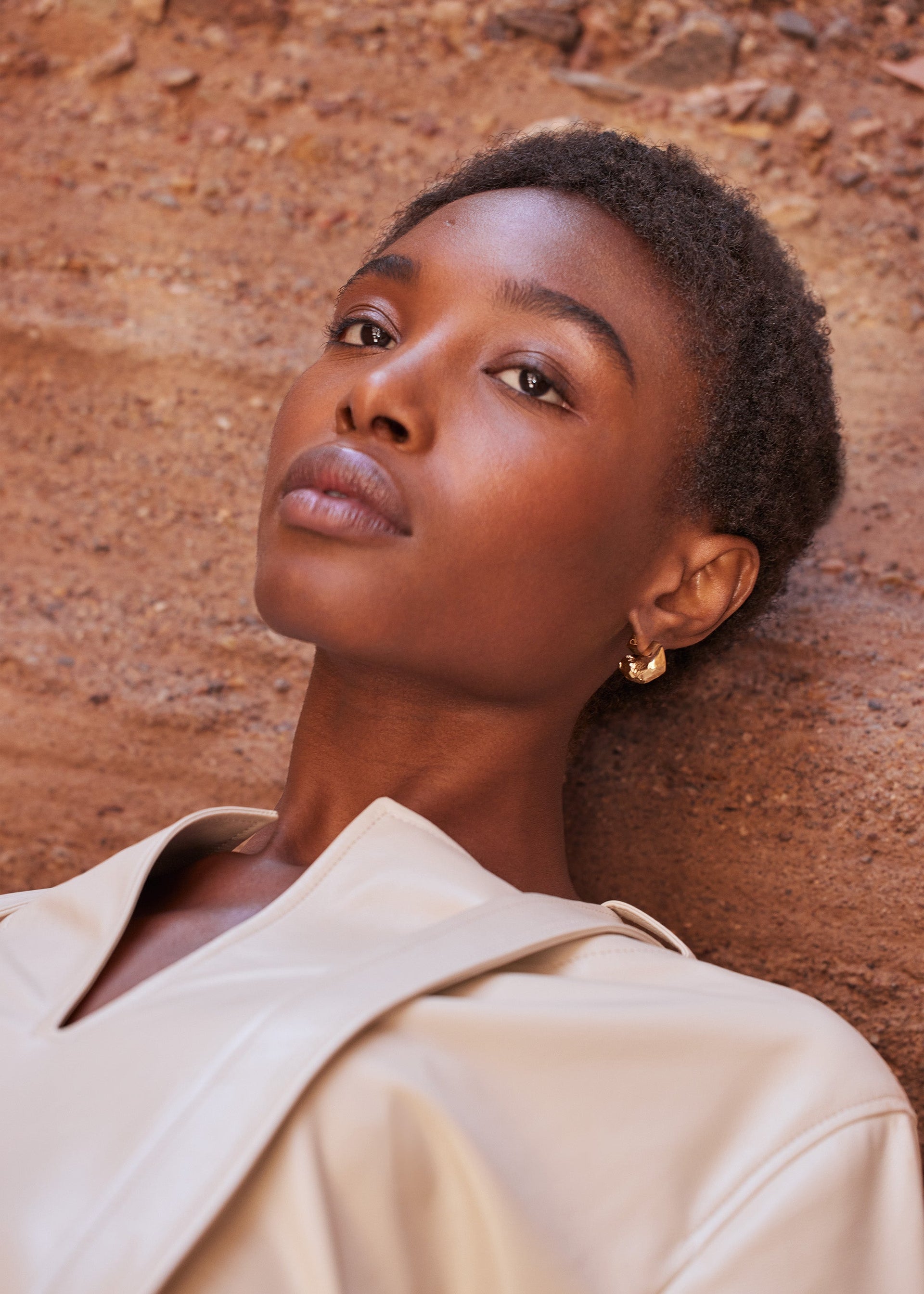 Puces d’oreilles Eroz​ - Dorée à l’or 24 carats​