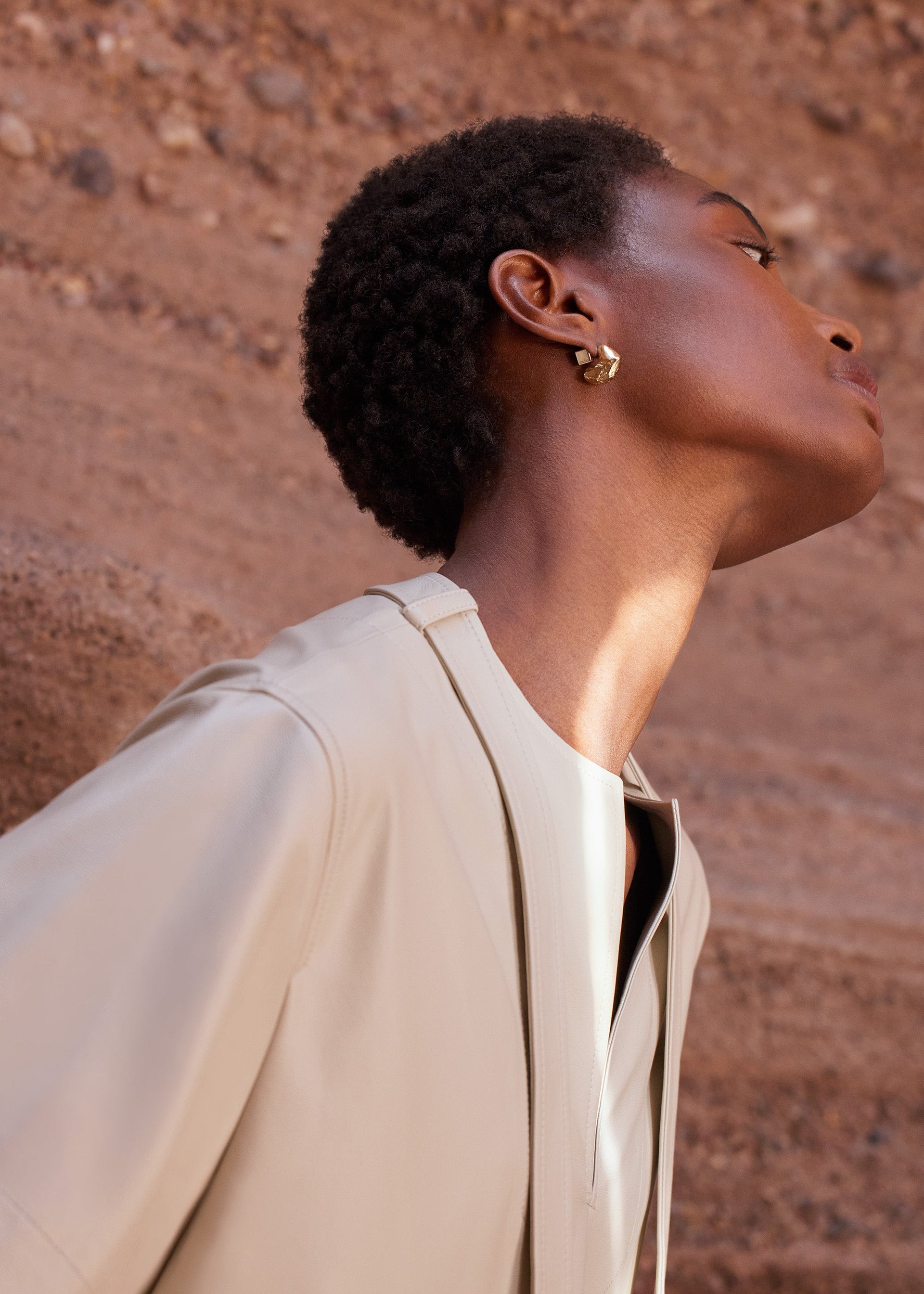 Puces d’oreilles Eroz​ - Dorée à l’or 24 carats​