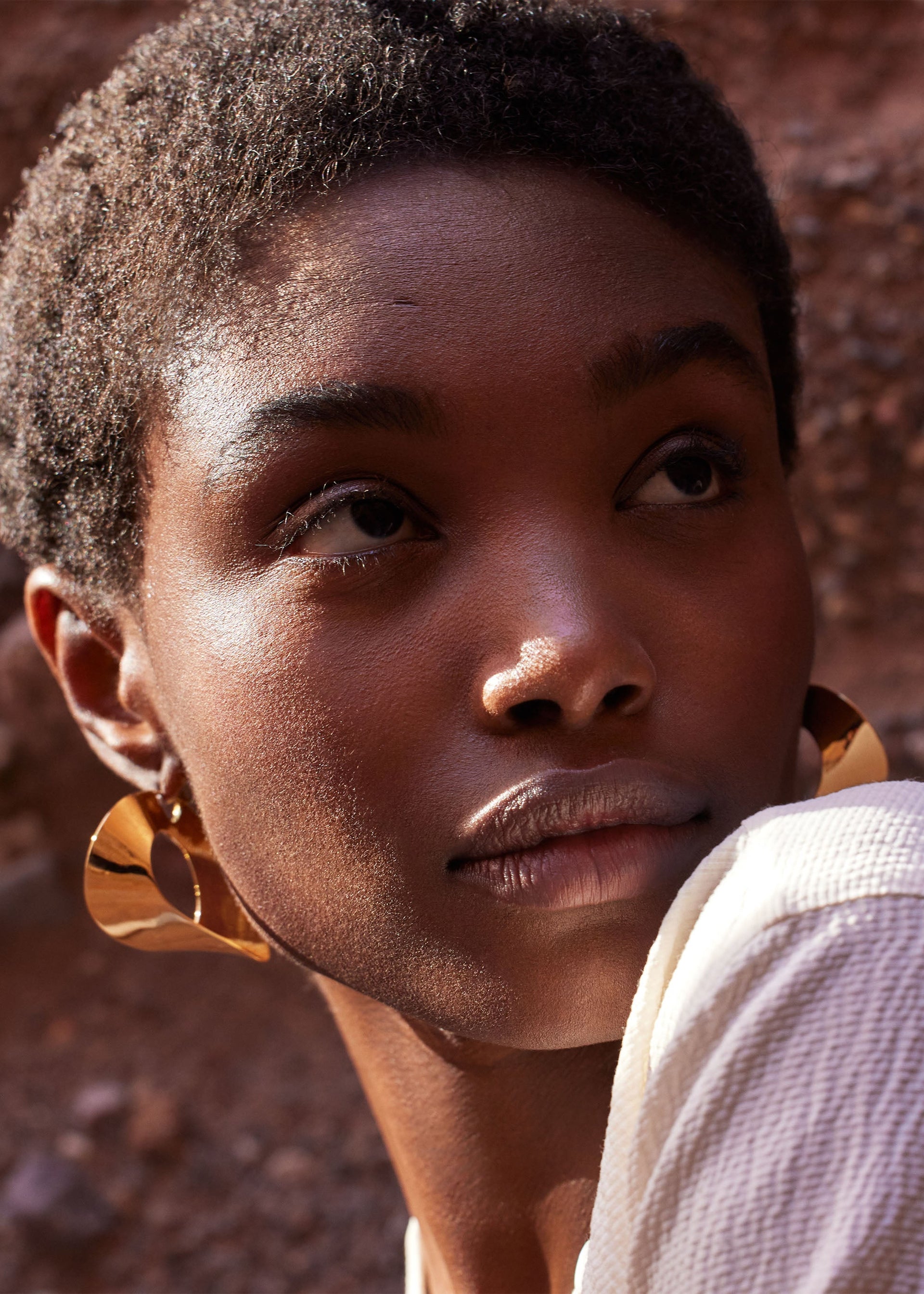 Créoles Éole​ - Dorée à l’or 24 carats​