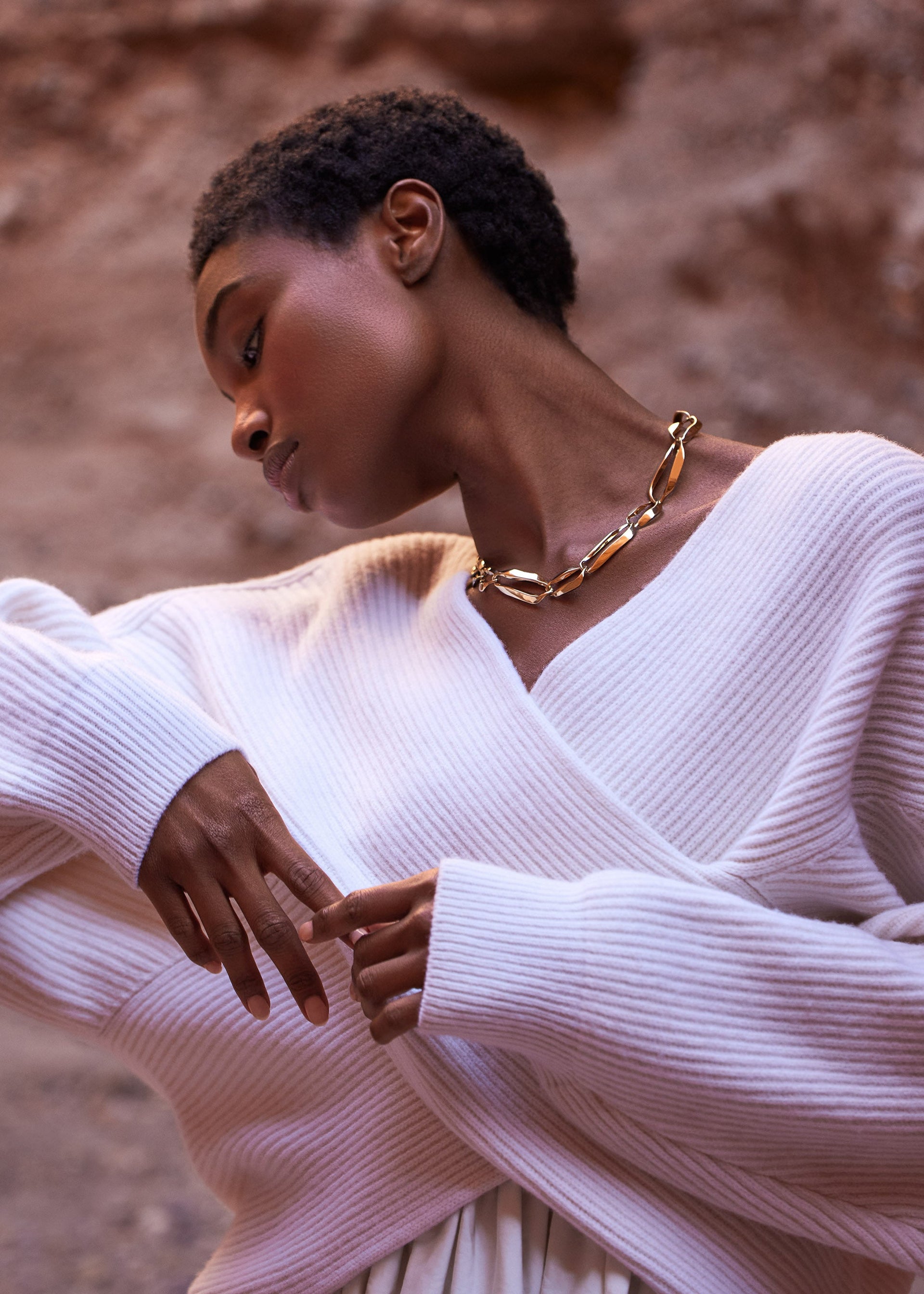 Chaîne Éole​​ - Dorée à l’or 24 carats​