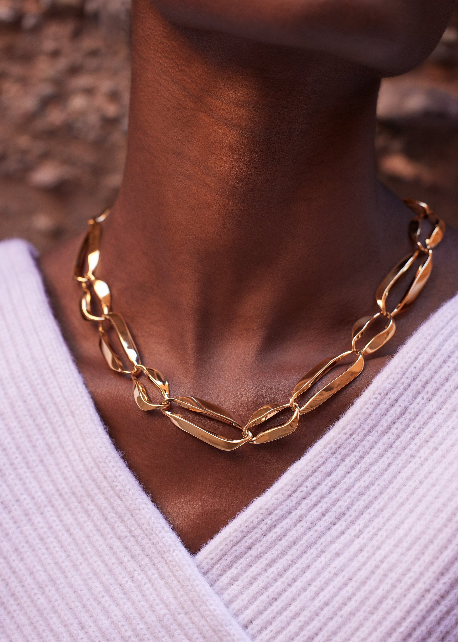 Chaîne Éole​​ - Dorée à l’or 24 carats​