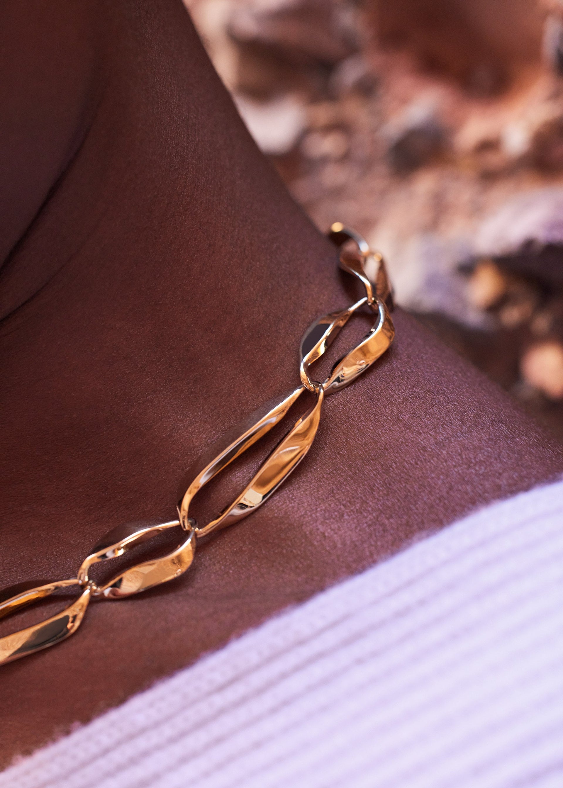 Chaîne Éole​​ - Dorée à l’or 24 carats​