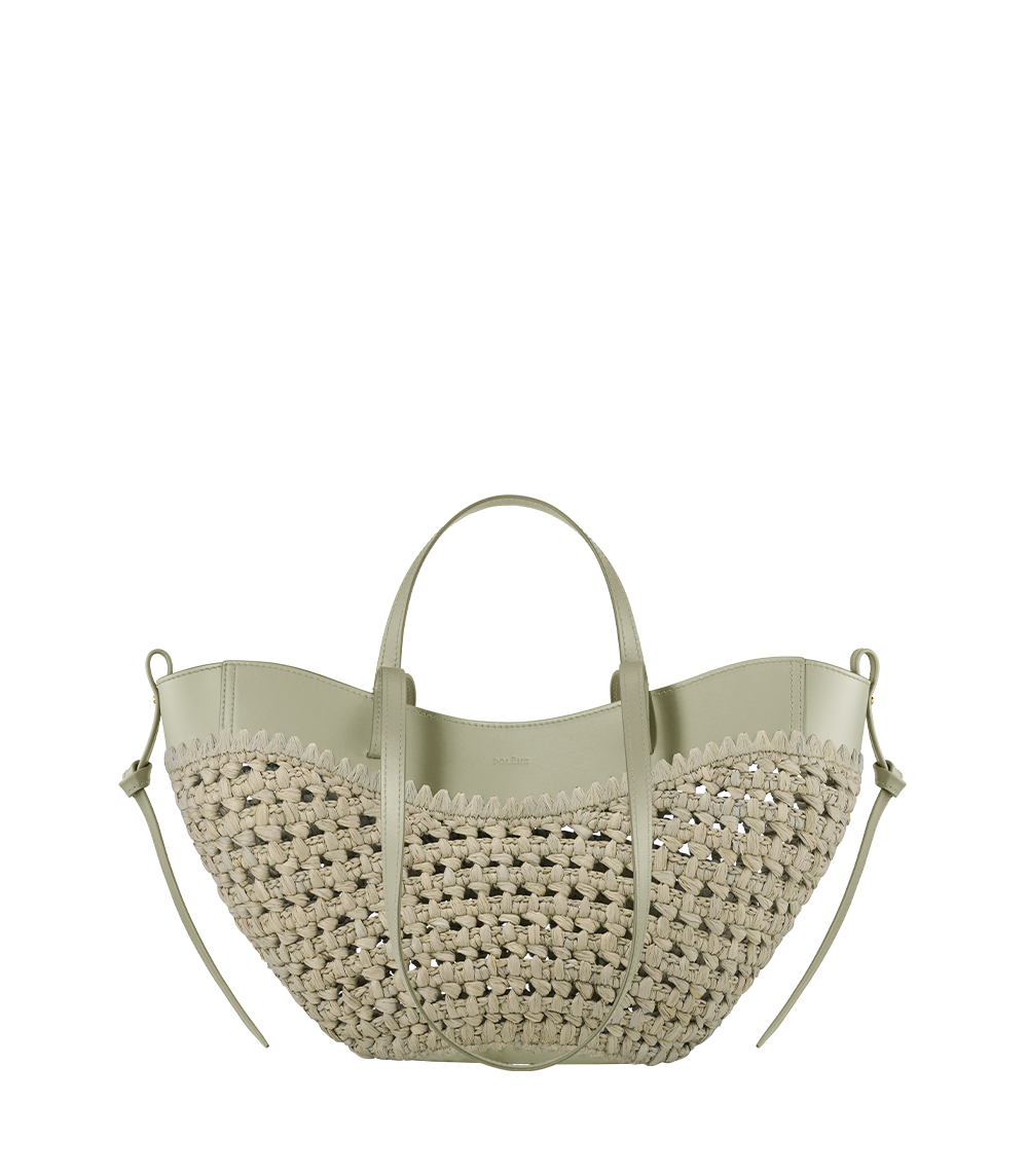 Polène | Bag - Cyme Mini - Raffia Laurel – Polène CA